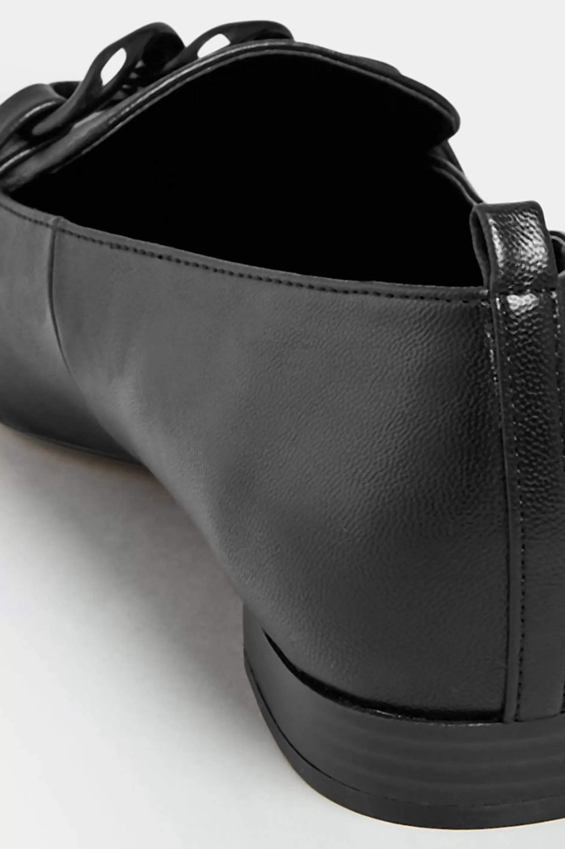 Women M&Co Flat Shoes>Limited Collection Limited Collection Black Chain Loafers In Wide E Fit
