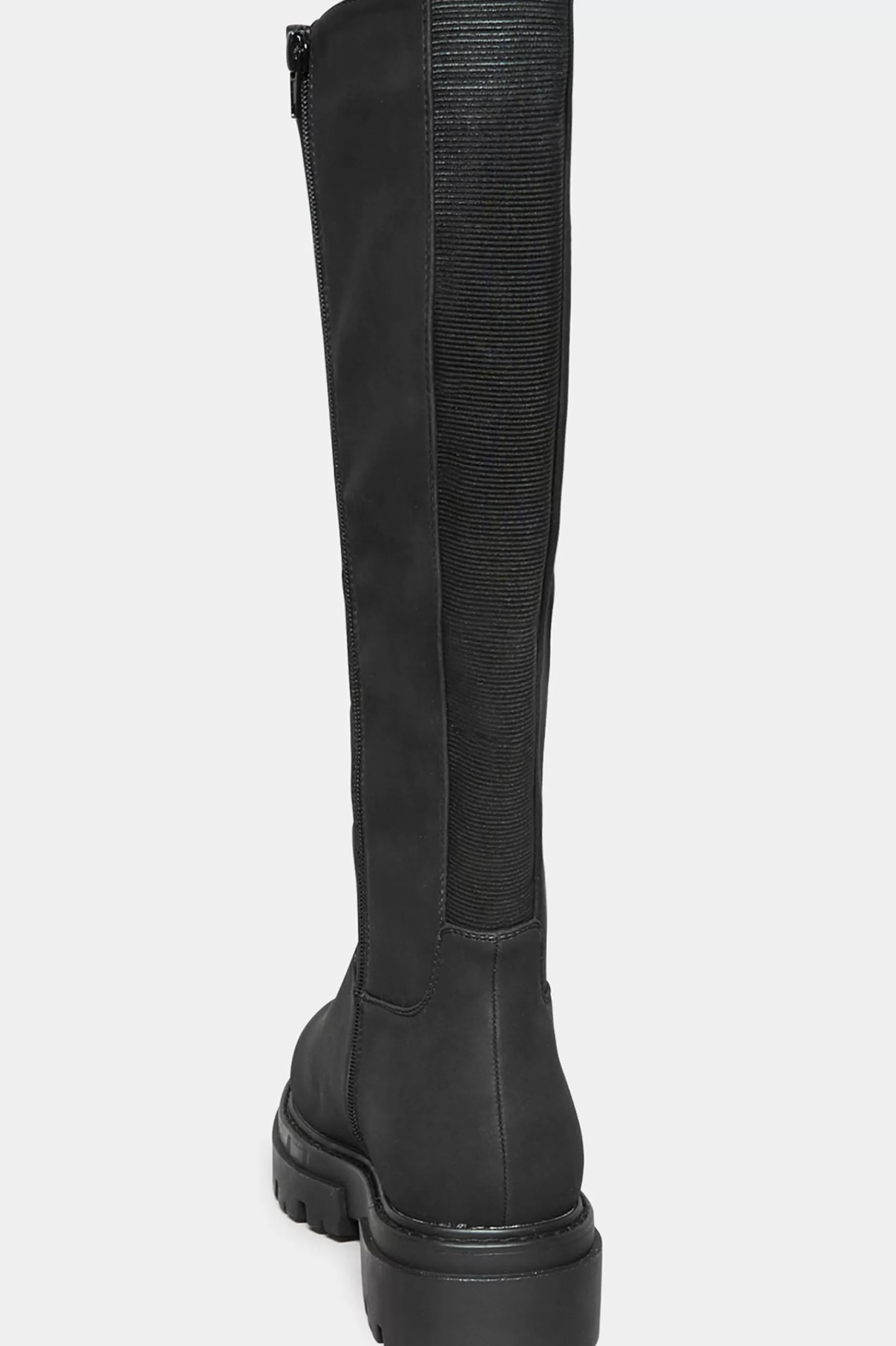 Women M&Co Boots>Limited Collection Limited Collection Black Chunky Calf Boots In Wide E Fit & Extra Wide Eee Fit