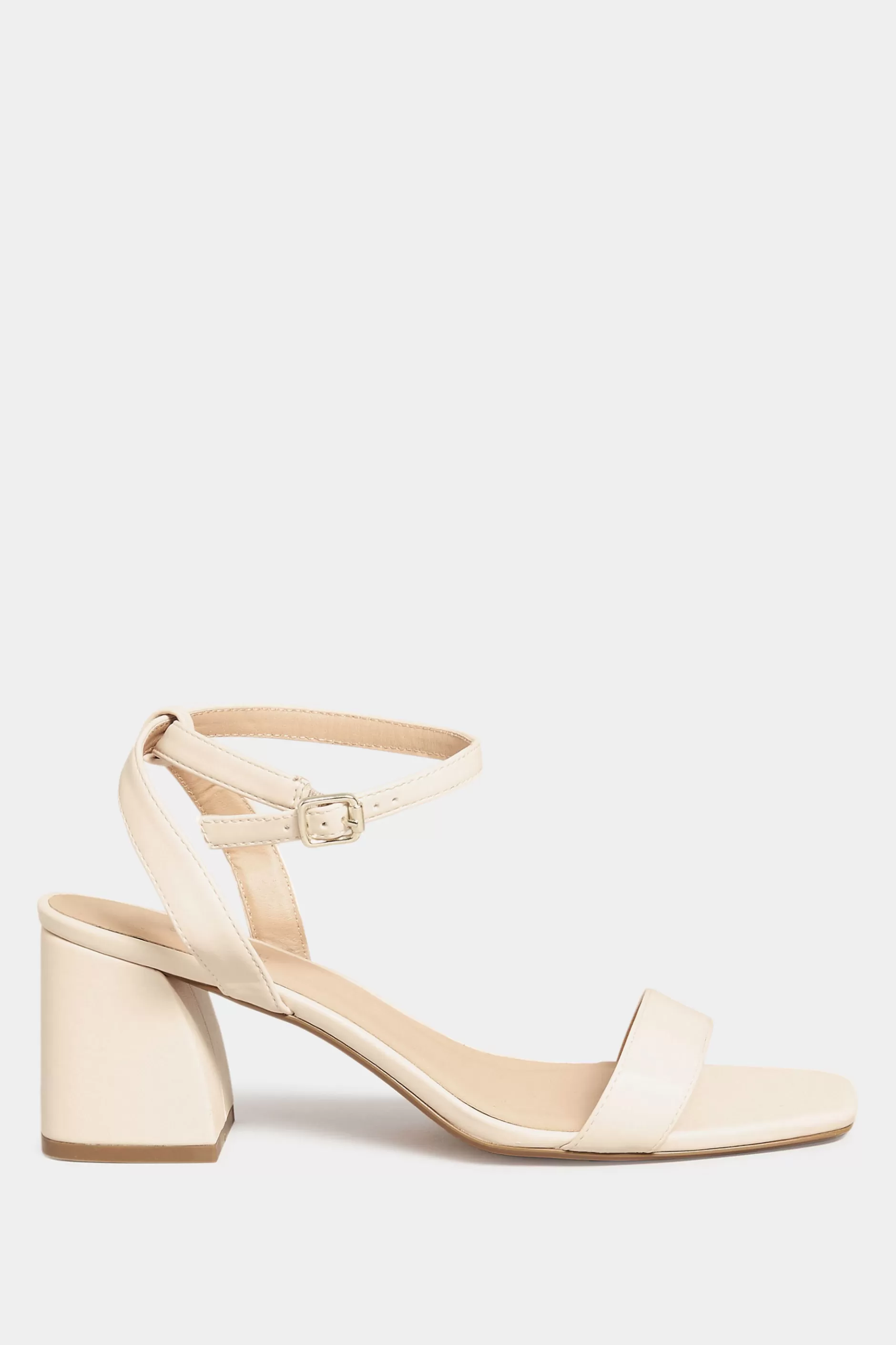 Women M&Co Heels>Limited Collection Limited Collection Nude Block Heel Sandals In Wide E Fit & Extra Wide Eee Fit
