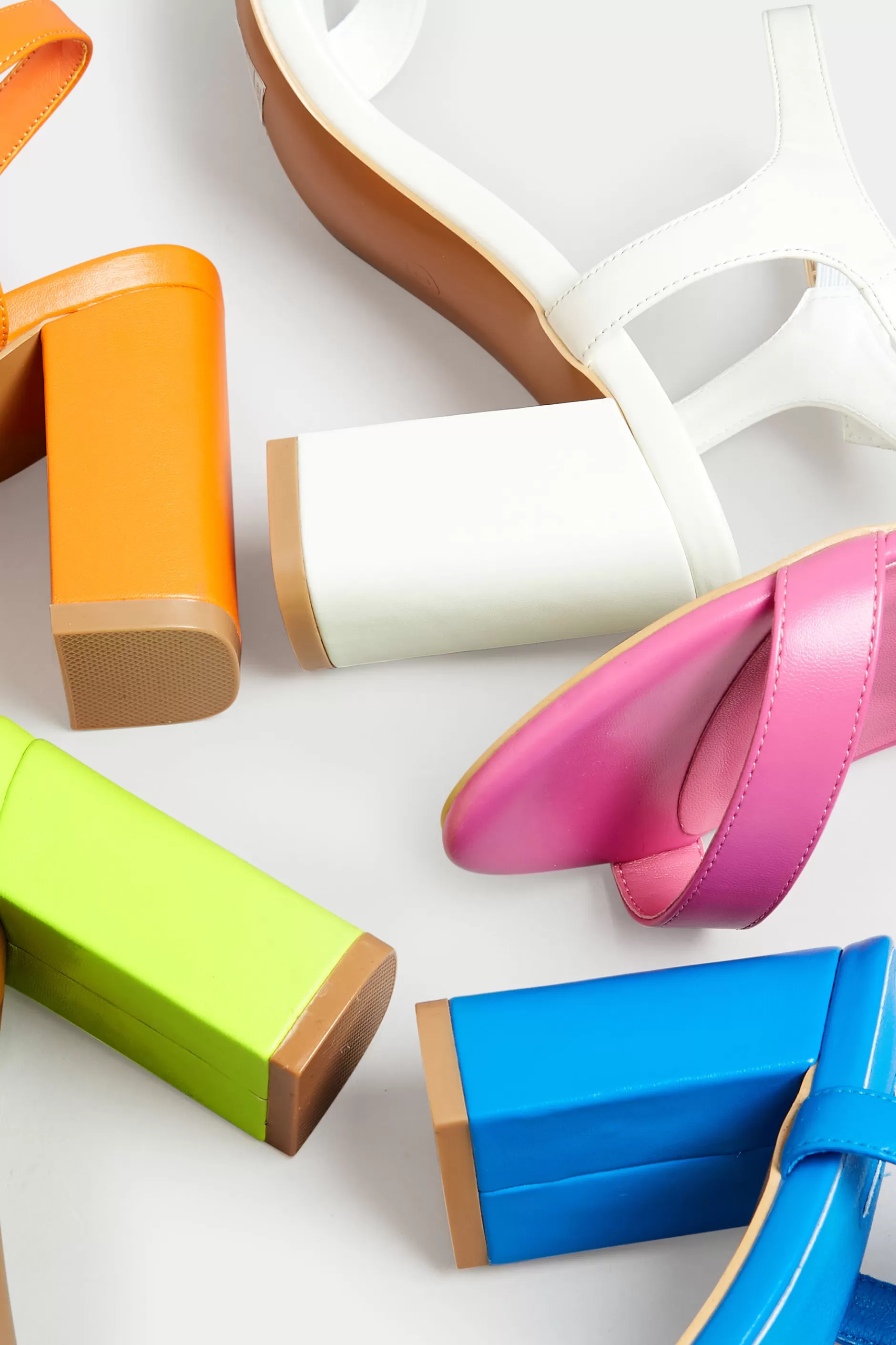 Women M&Co Heels>Limited Collection Limited Collection White Block Heel Sandal In Wide E Fit & Extra Wide Fit