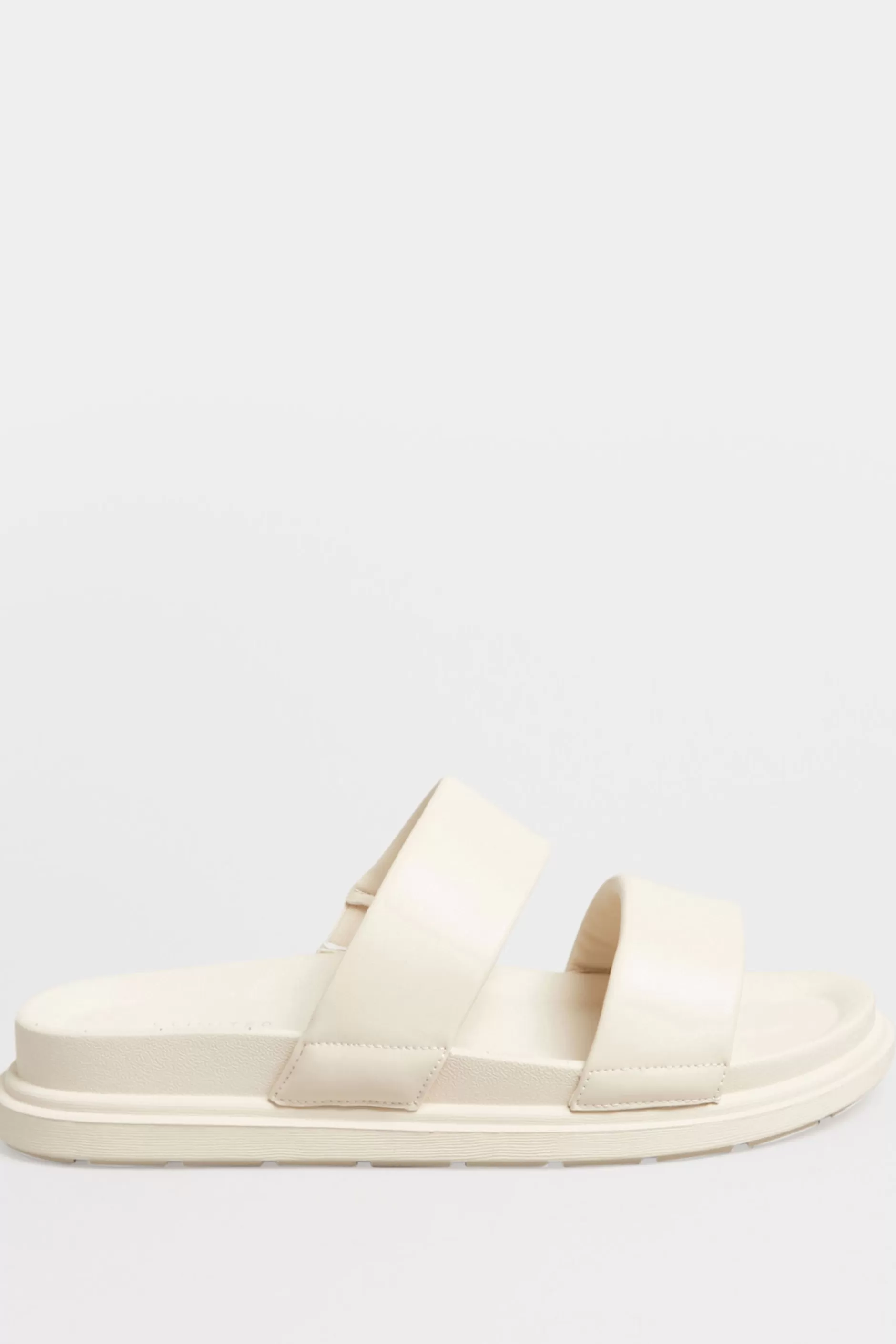 Women M&Co Sandals>Limited Collection Limited Collection White Two Strap Sandals In Extra Wide Eee Fit