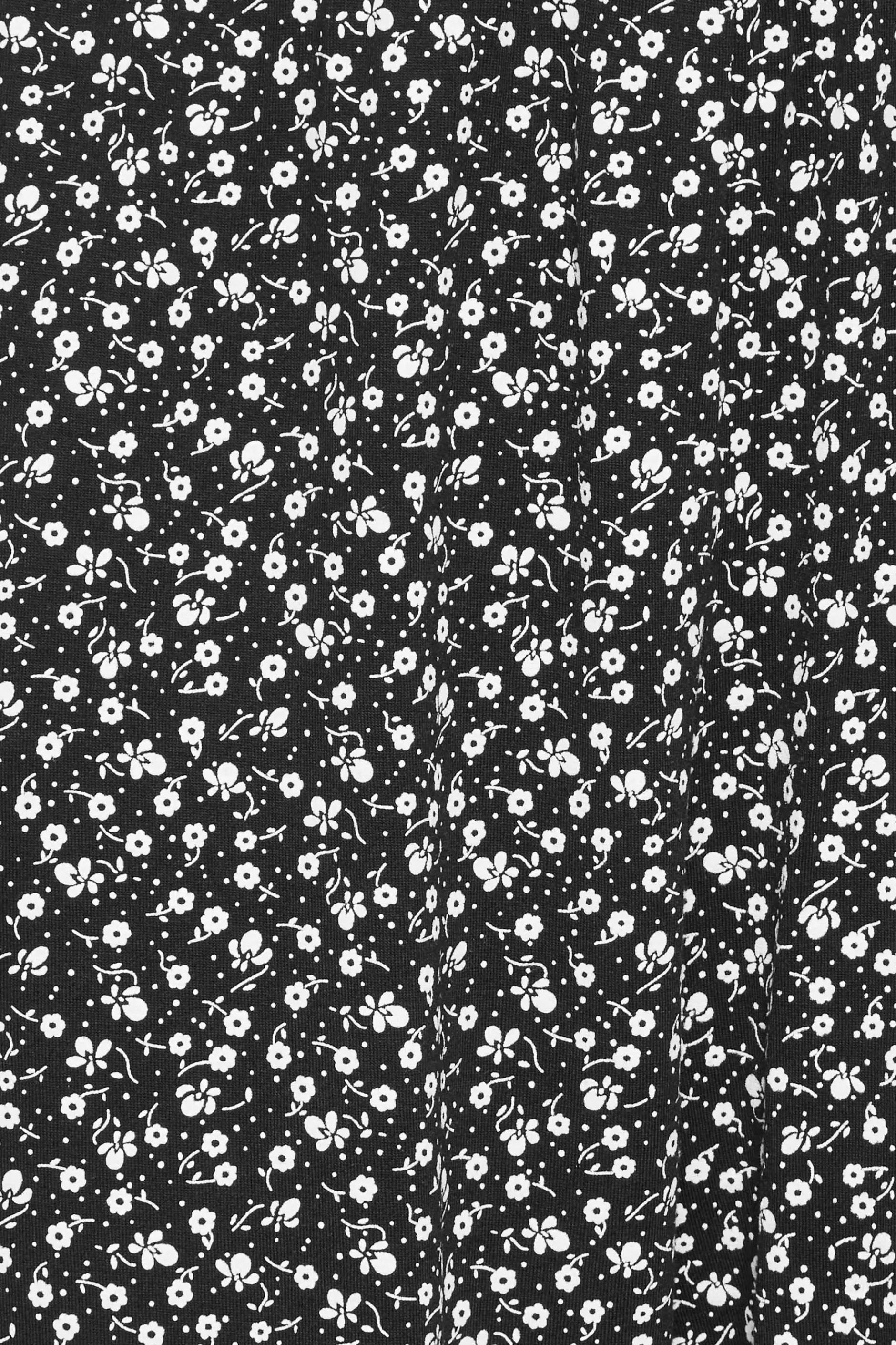 Women M&Co Trousers> Petites Petite Black Ditsy Floral Print Harem Trousers
