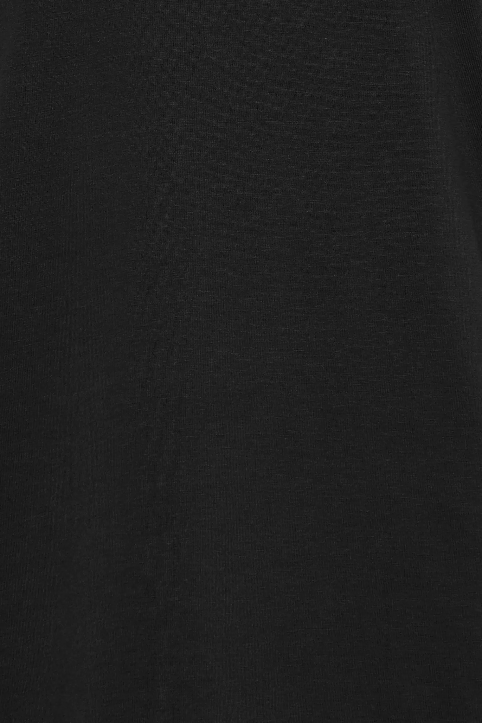 Women M&Co T-Shirts> Womens Black Turtle Neck Long Sleeve Cotton Blend Top