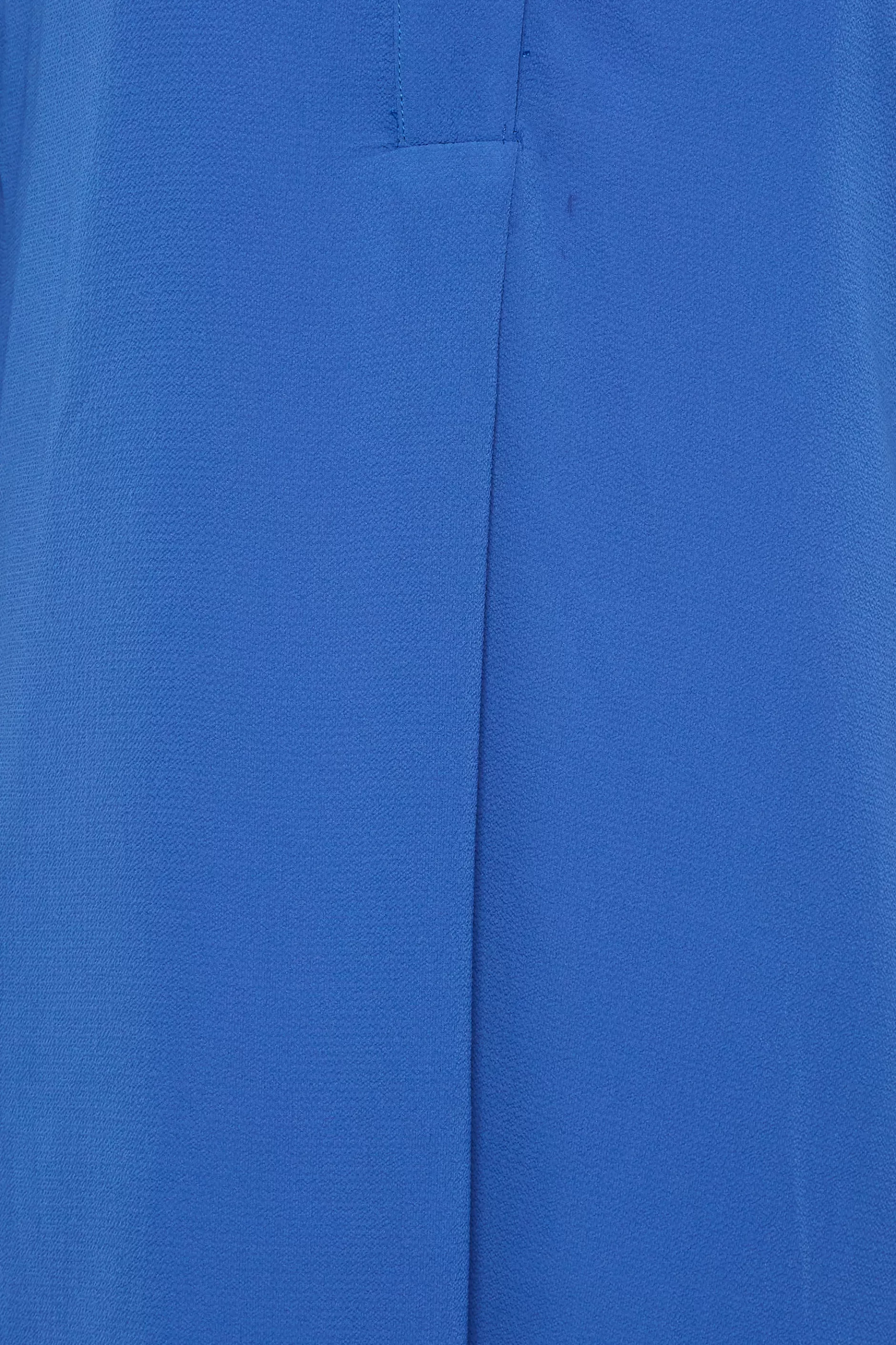 Women M&Co Shirts> Womens Cobalt Blue Statement Button Tab Sleeve Shirt