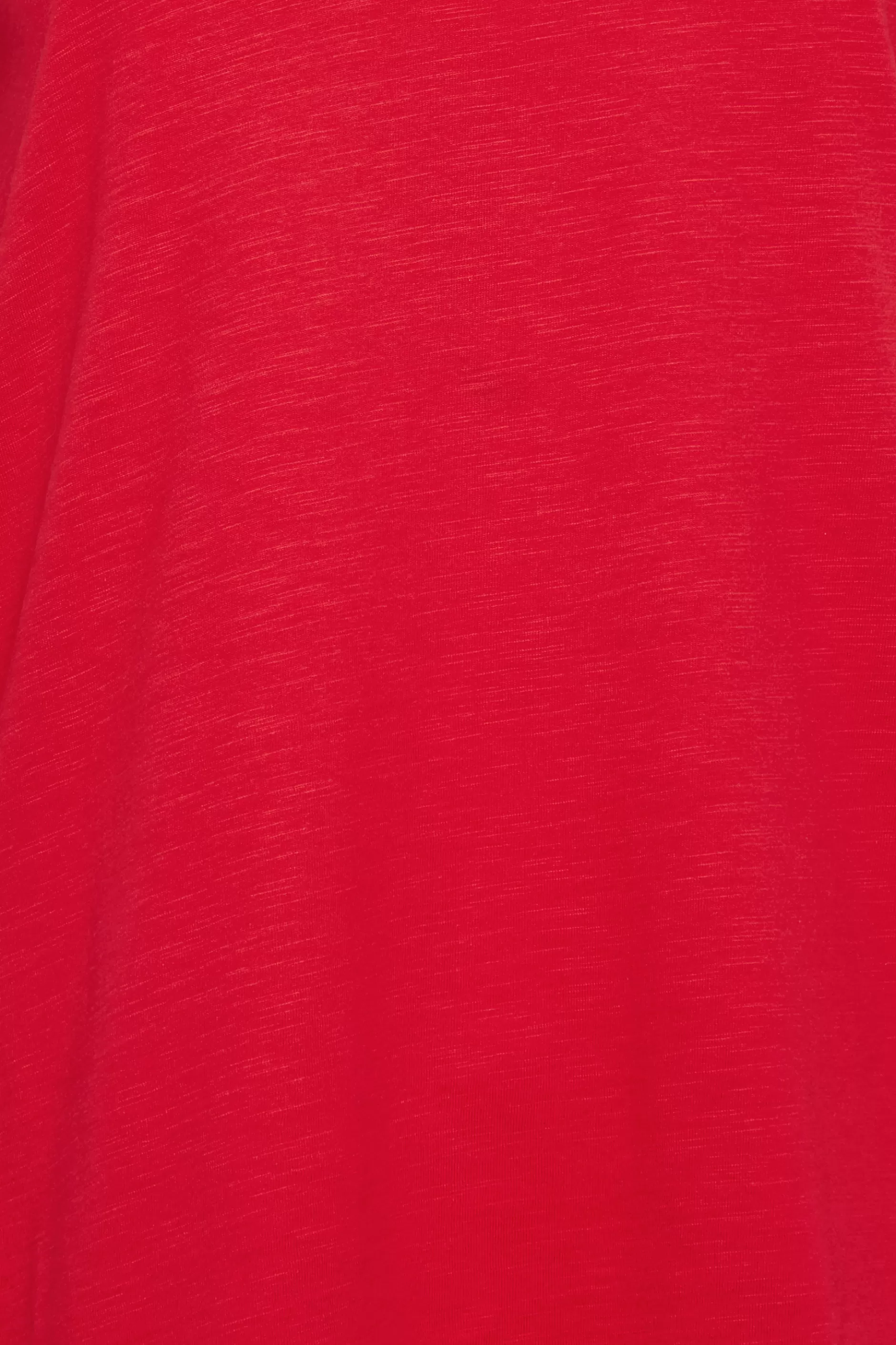 Women M&Co T-Shirts> Womens Red V-Neck Long Sleeve Cotton Blend T-Shirt