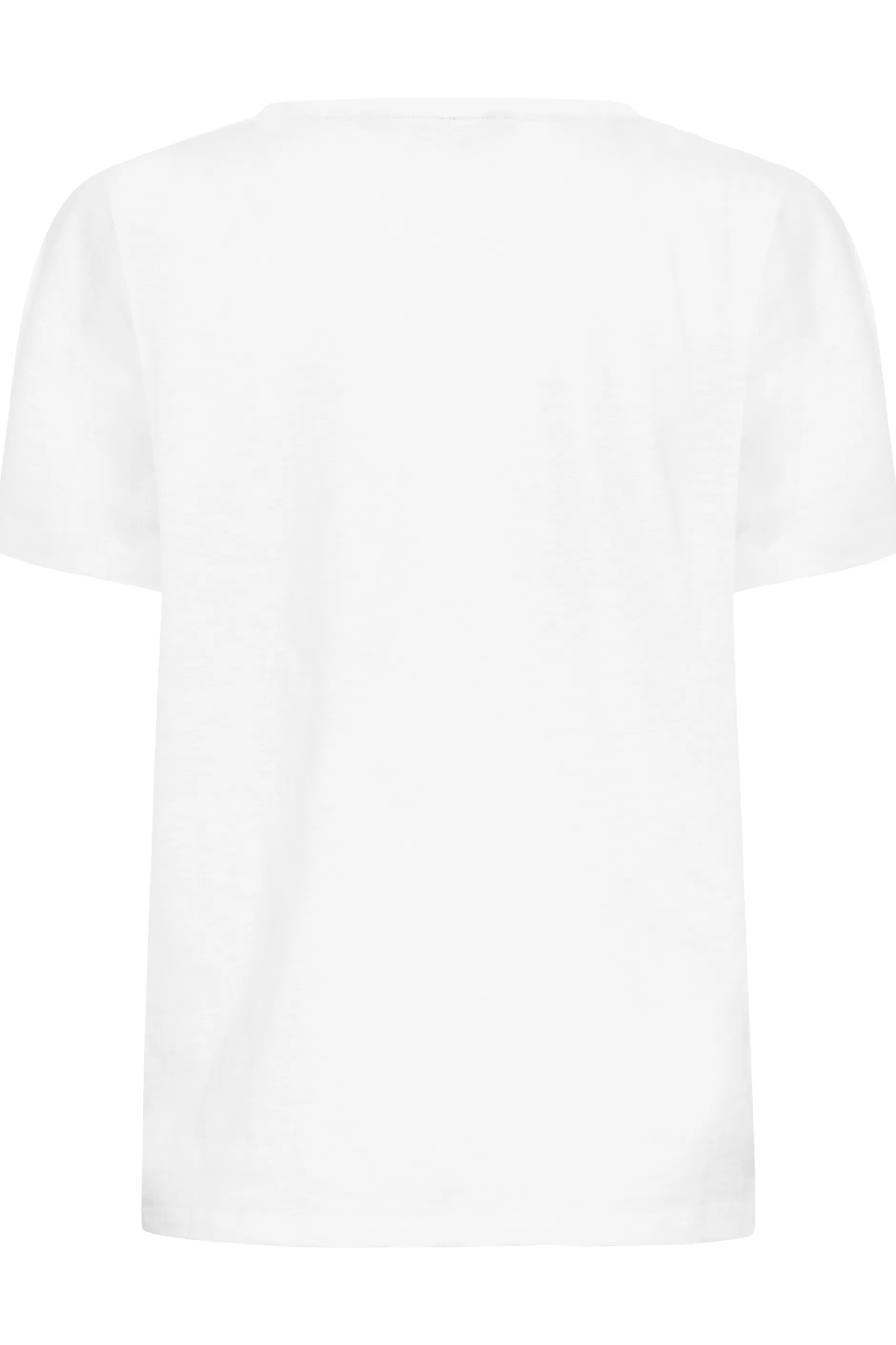 Women M&Co T-Shirts> Womens White V-Neck Cotton T-Shirt