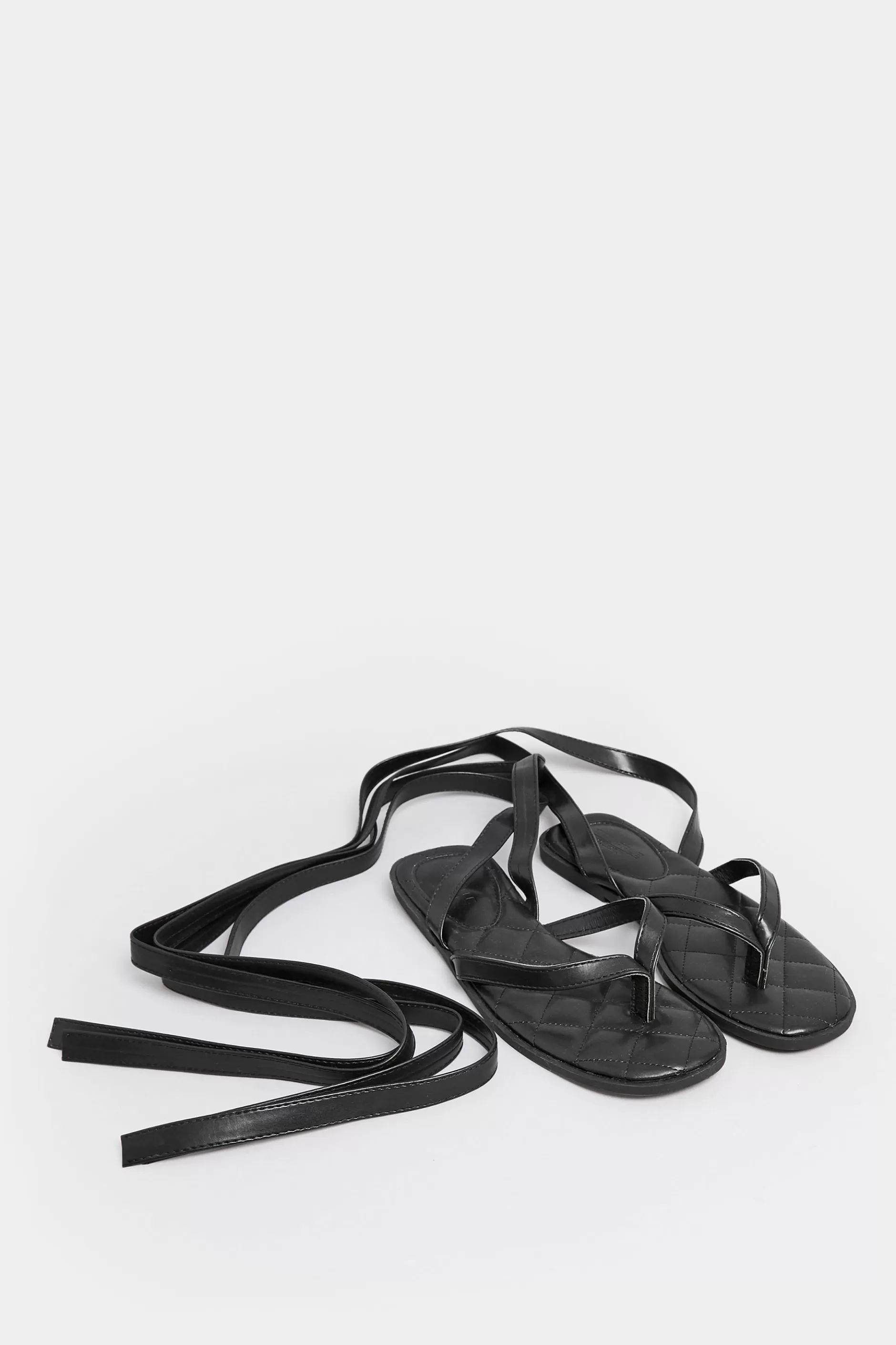 Women M&Co Flat Shoes>Pixiegirl Pixiegirl Black Ankle Strap Flat Sandals In Standard Fit
