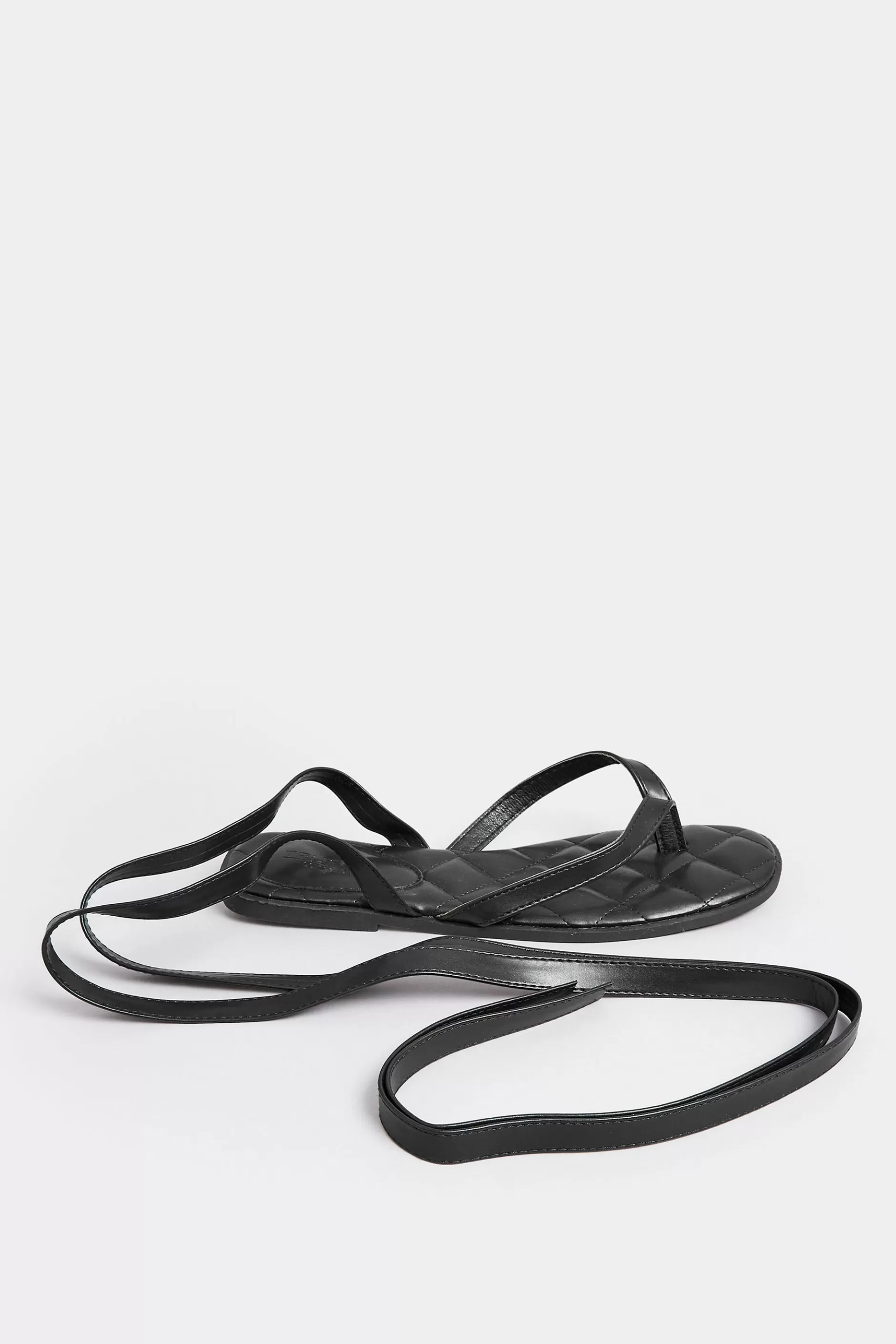 Women M&Co Flat Shoes>Pixiegirl Pixiegirl Black Ankle Strap Flat Sandals In Standard Fit