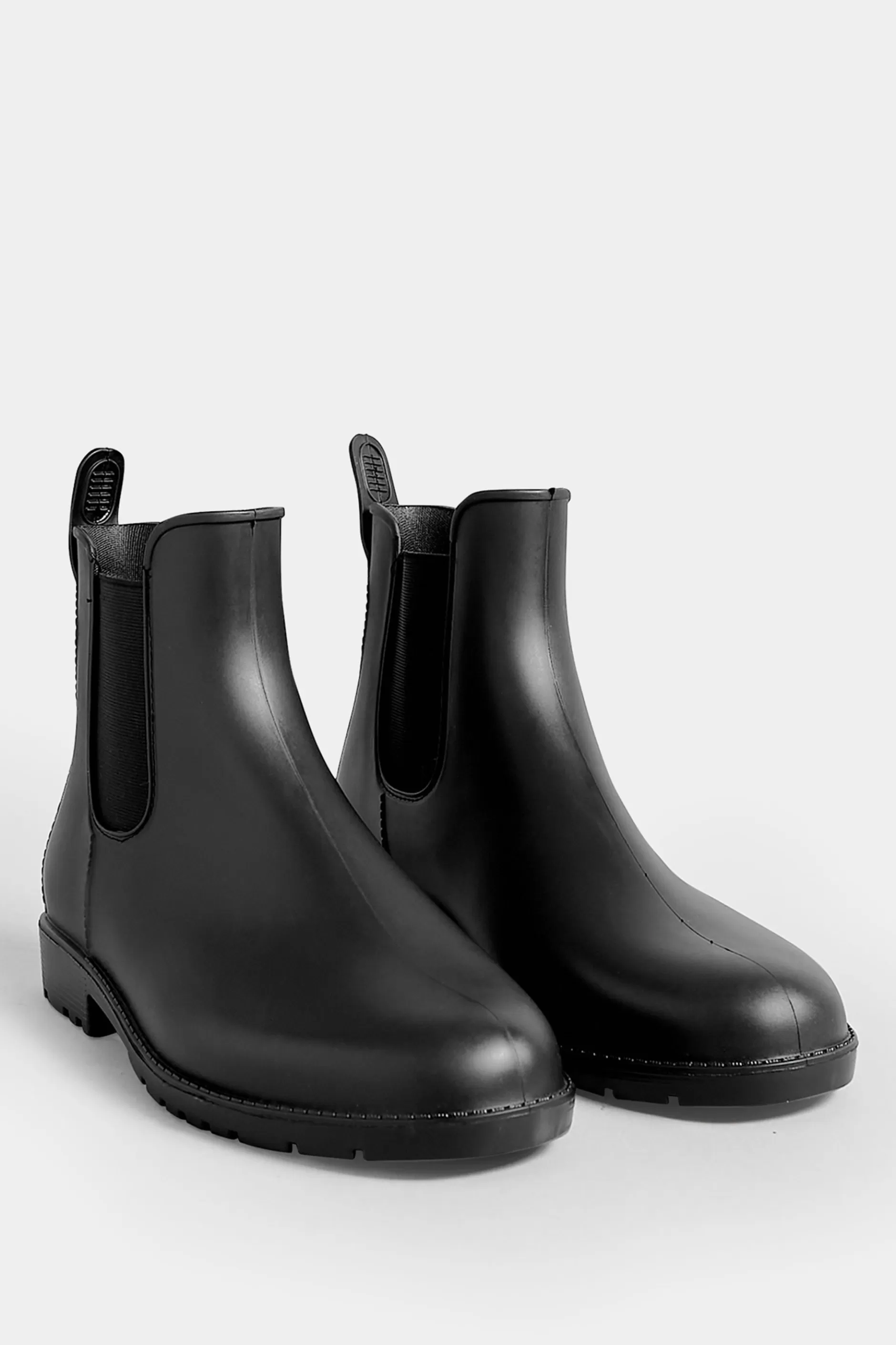 Women M&Co Boots>Pixiegirl Pixiegirl Black Chelsea Wellies In Standard Fit