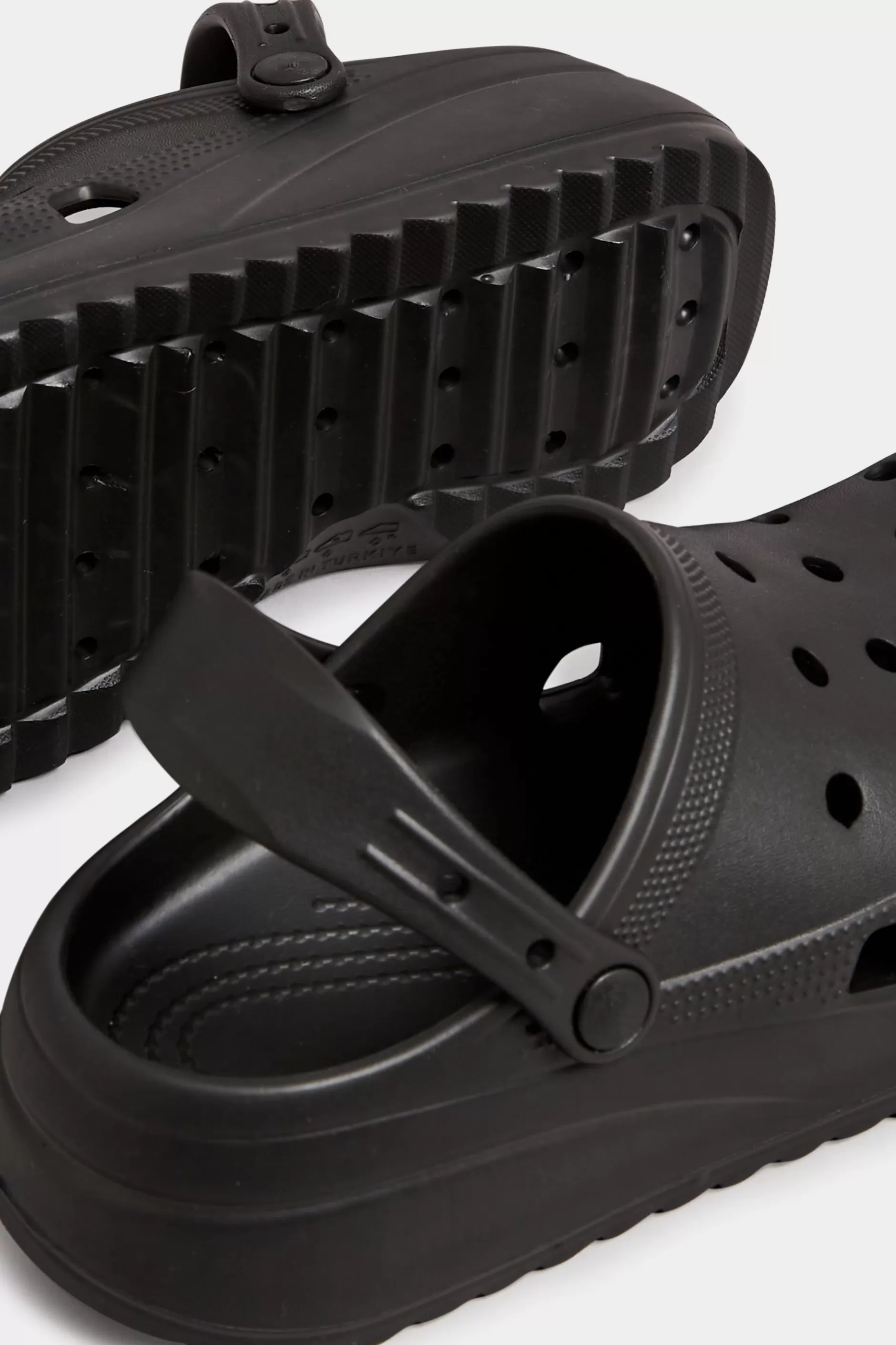 Women M&Co Flat Shoes>Pixiegirl Pixiegirl Black Platform Clog Sandal In Standard Fit