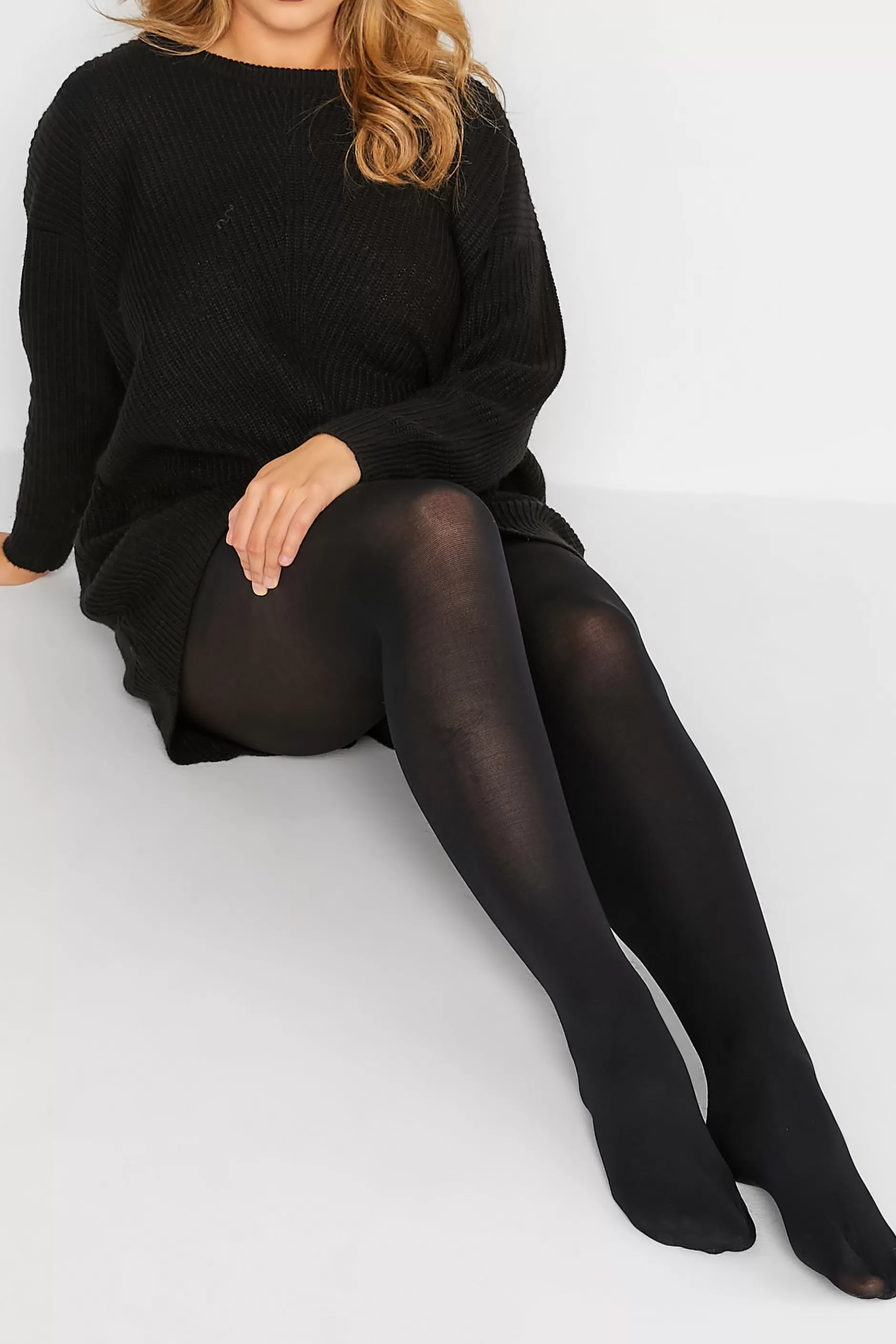 Women M&Co Tights>Yours Yours 2 Pack Black 100 Denier Tights