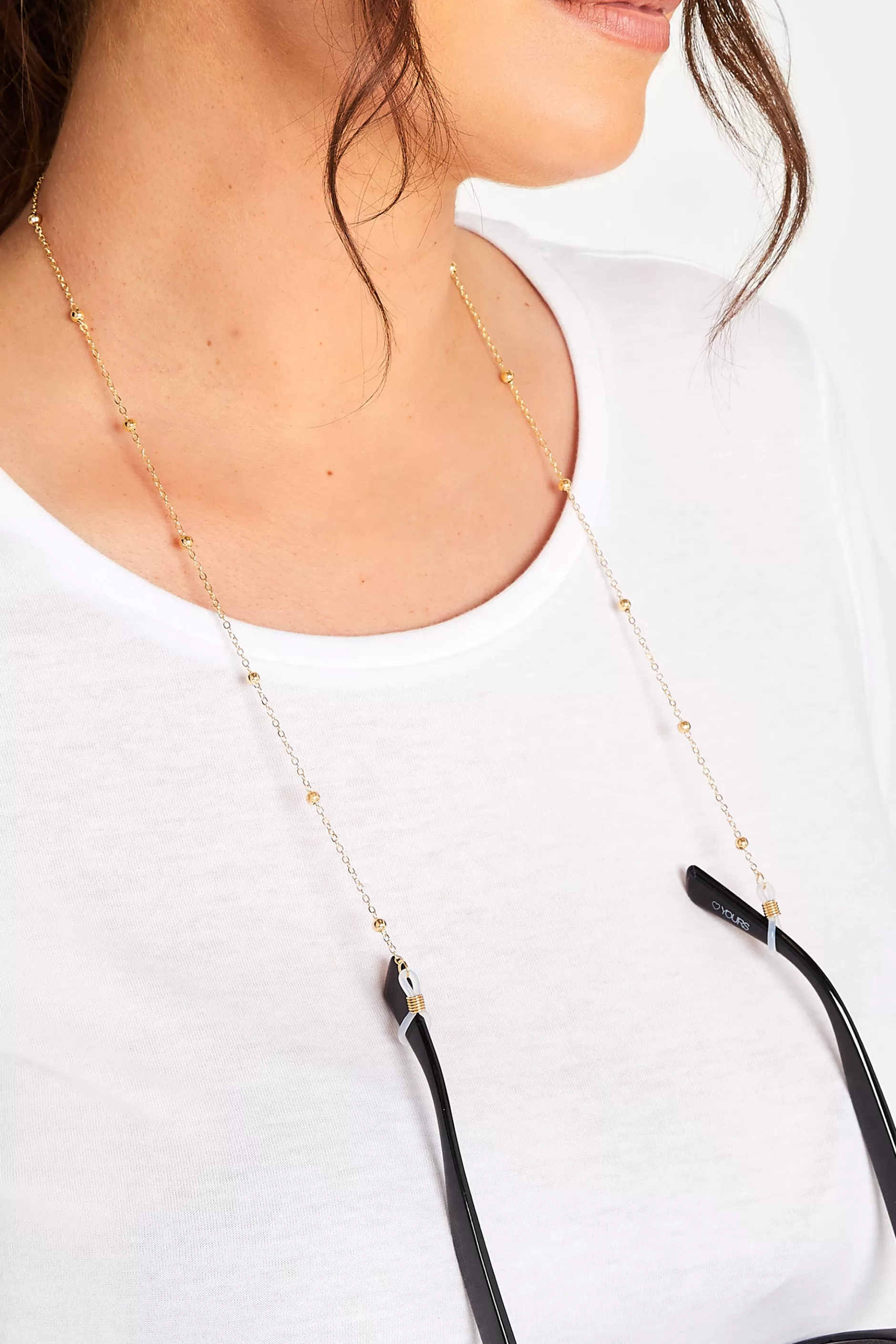 Women M&Co Sunglasses>Yours Yours 2 Pack Silver & Gold Beaded Sunglasses Chain Set