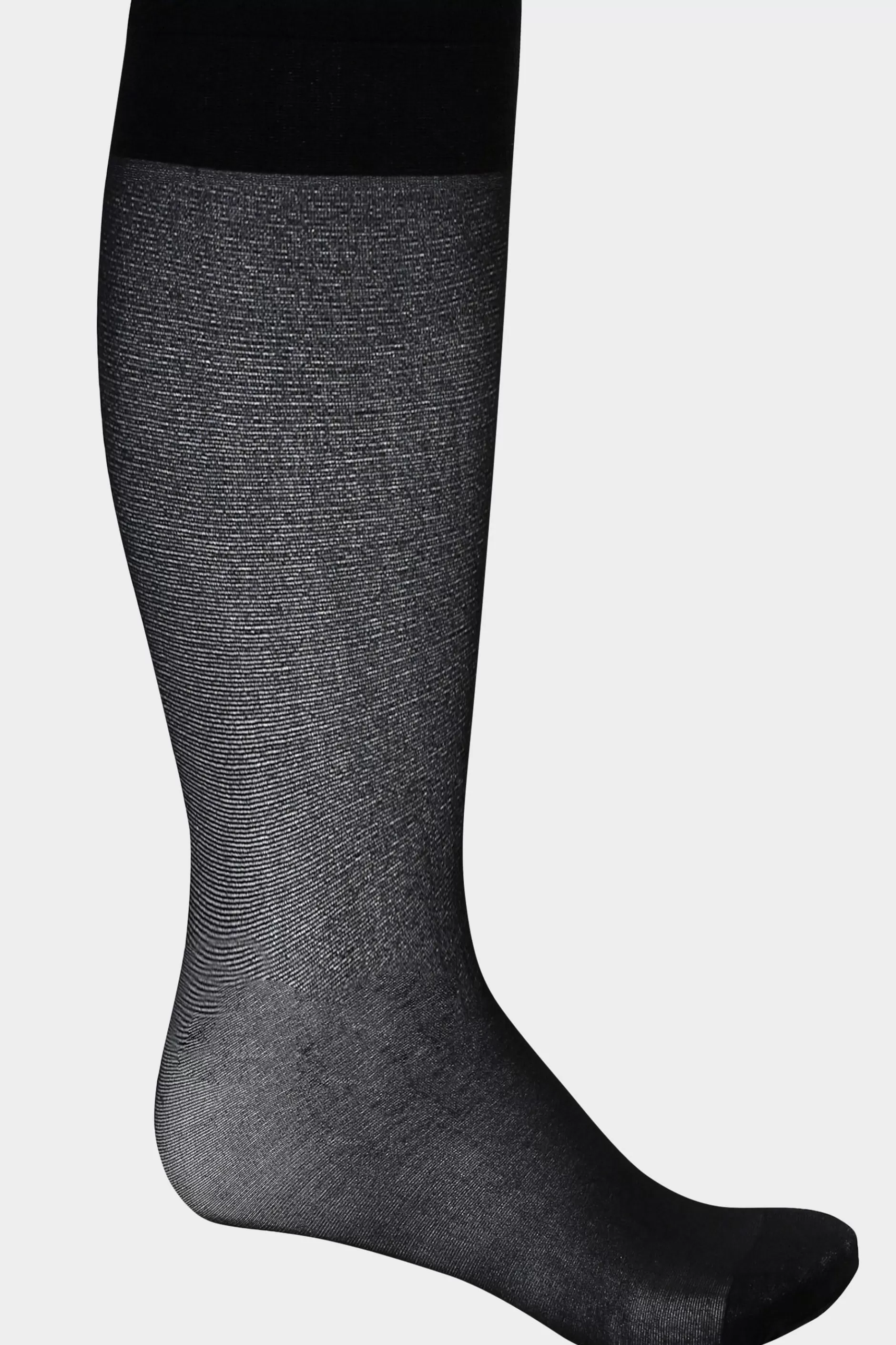 Women M&Co Socks>Yours Yours 3 Pack Black Sheer Knee High Socks