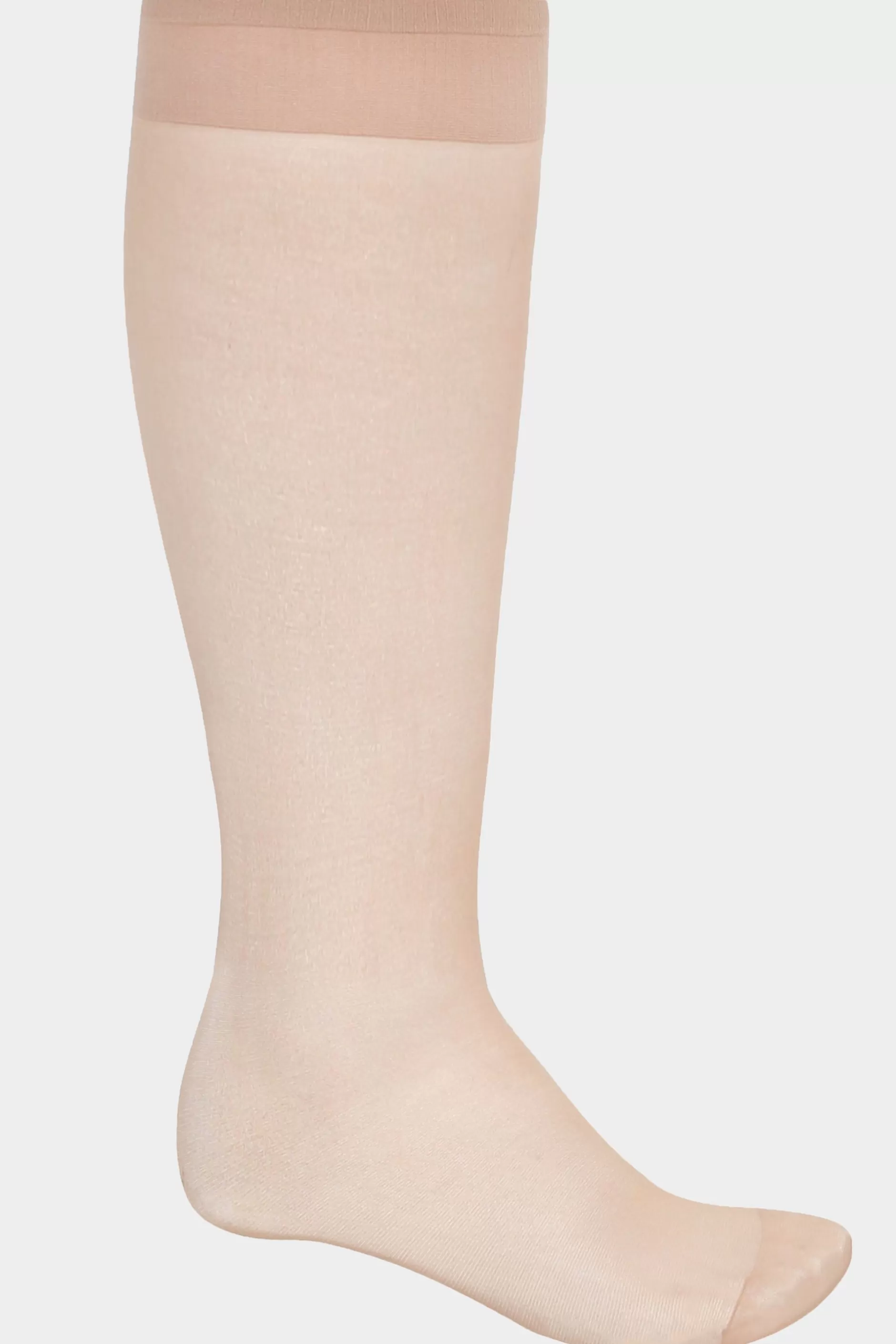 Women M&Co Socks>Yours Yours 3 Pack Nude Sheer Knee High Socks