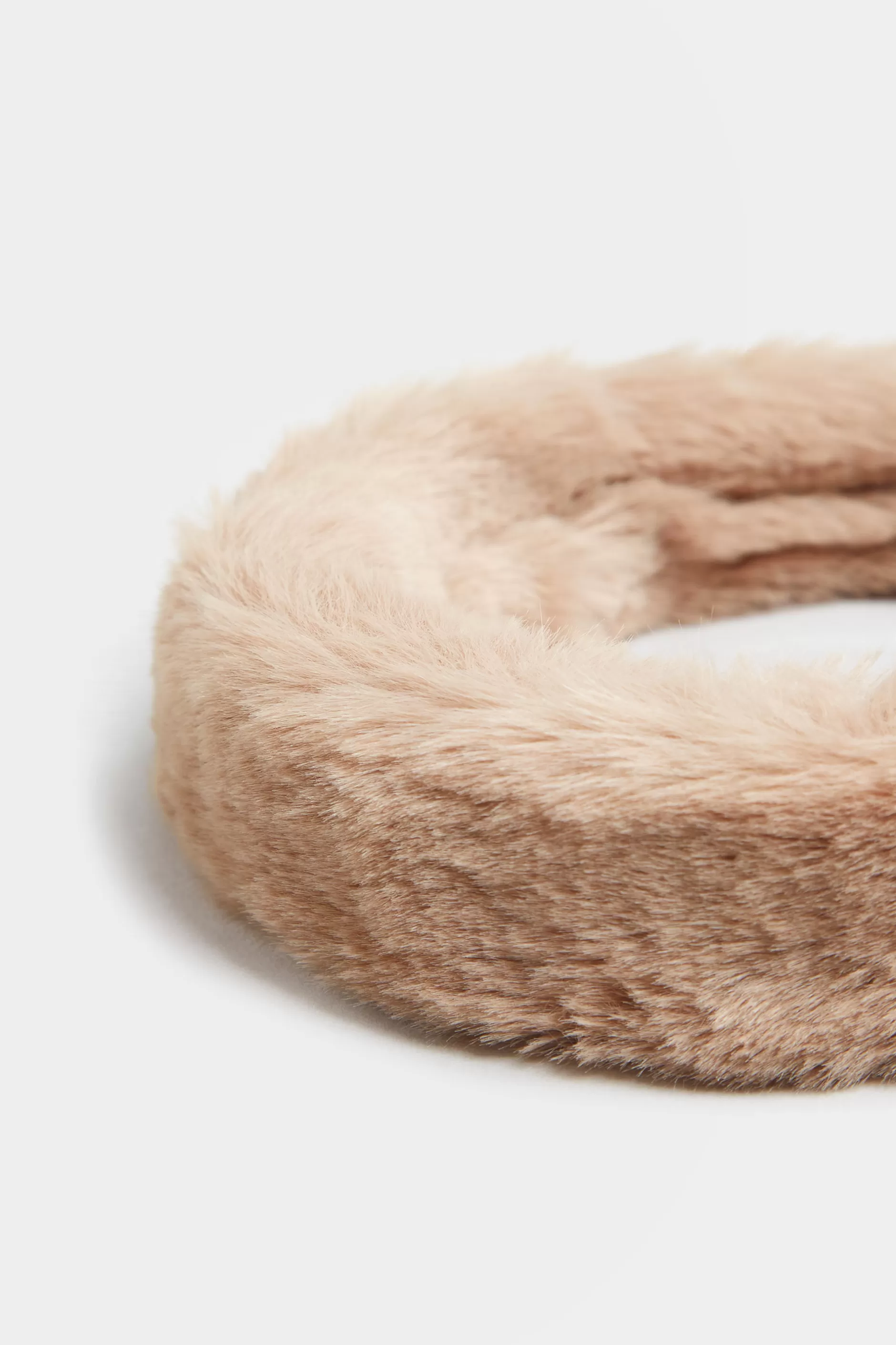 Women M&Co Hair Accessories>Yours Yours Beige Brown Faux Fur Headband