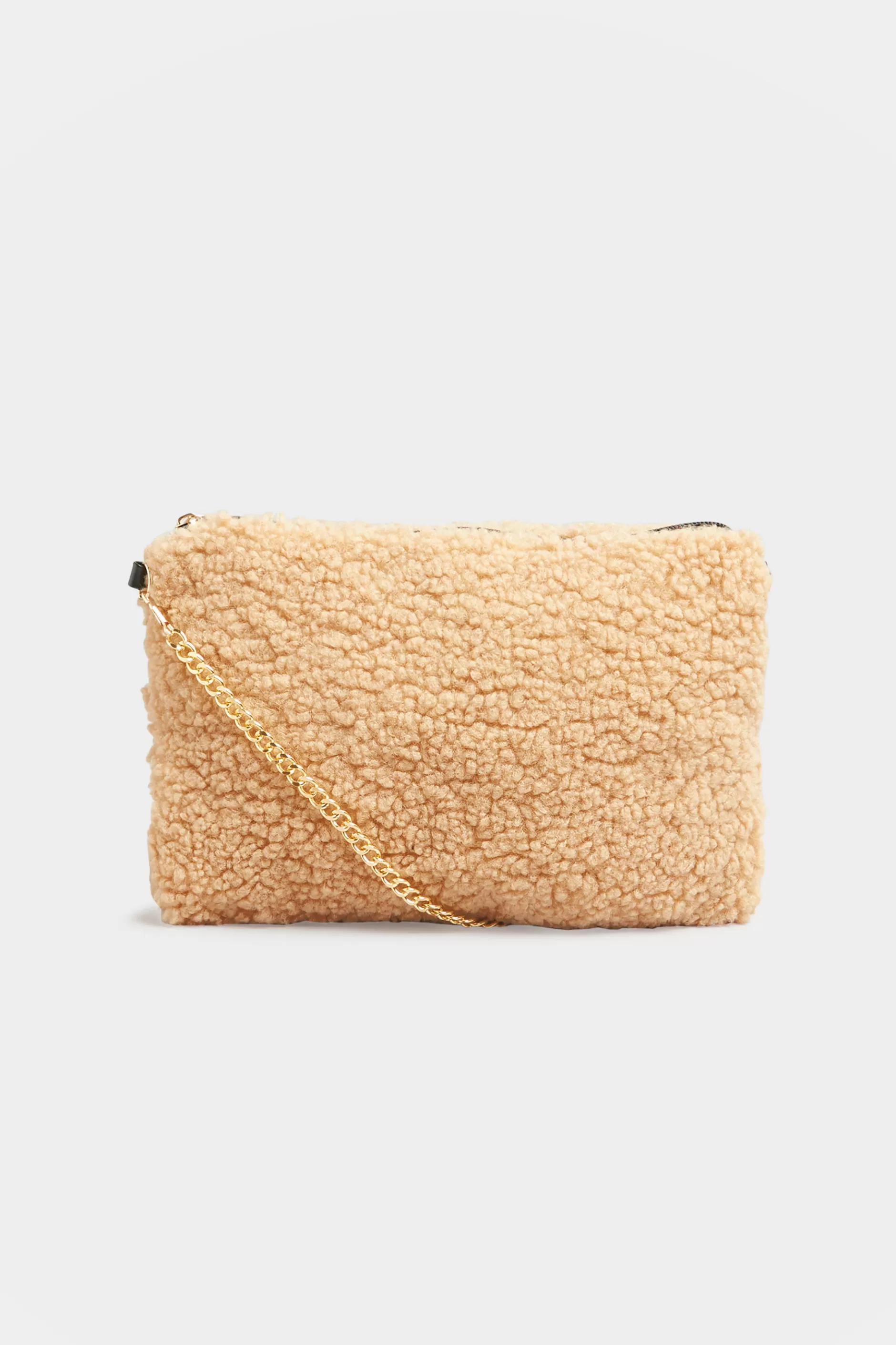 Women M&Co Bags>Yours Yours Beige Brown Shearling Teddy Bag