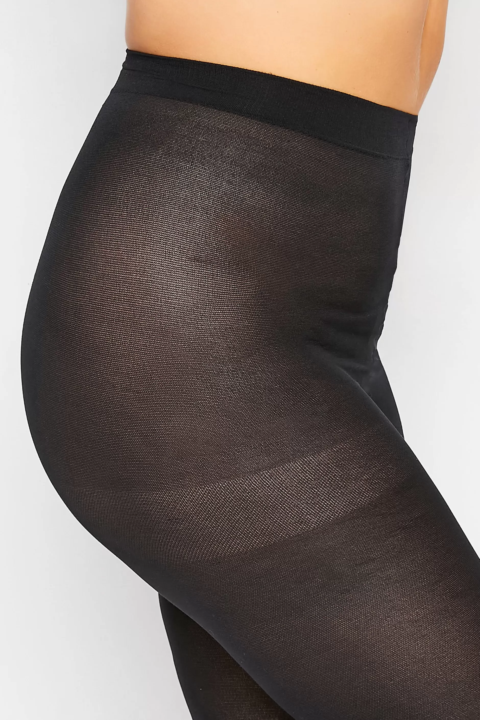 Women M&Co Tights>Yours Yours Black 80 Denier Footless Tights