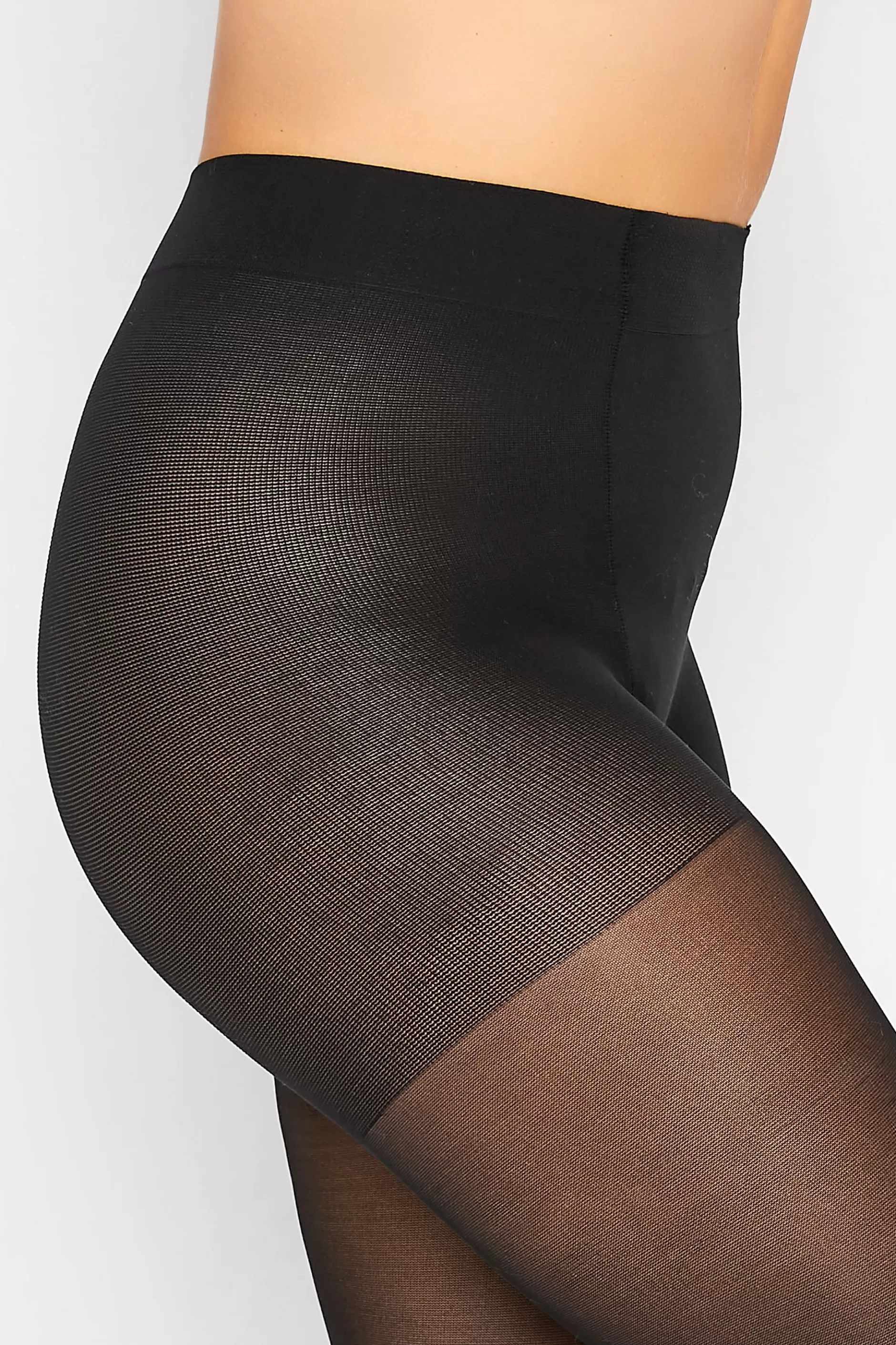 Women M&Co Tights>Yours Yours Black 80 Denier Tummy Shaping Tights