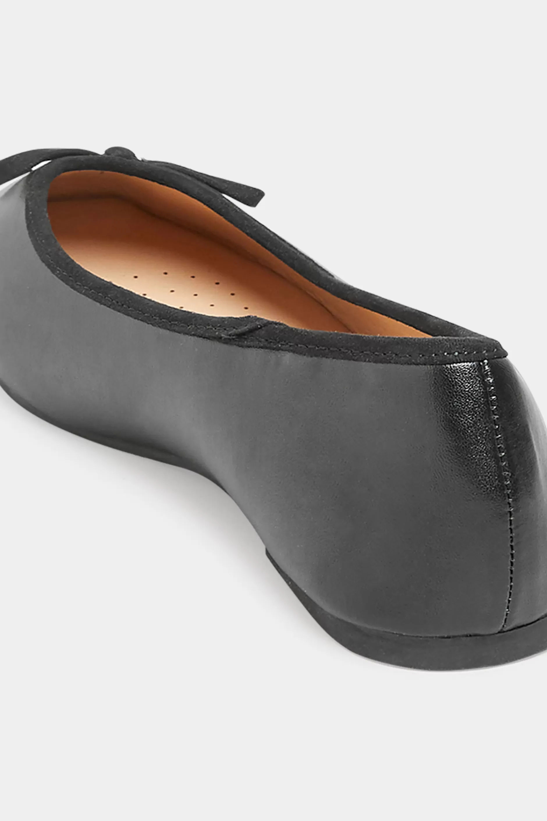 Women M&Co Flat Shoes>Yours Yours Black Ballerina Pumps In Wide E Fit & Extra Wide Eee Fit