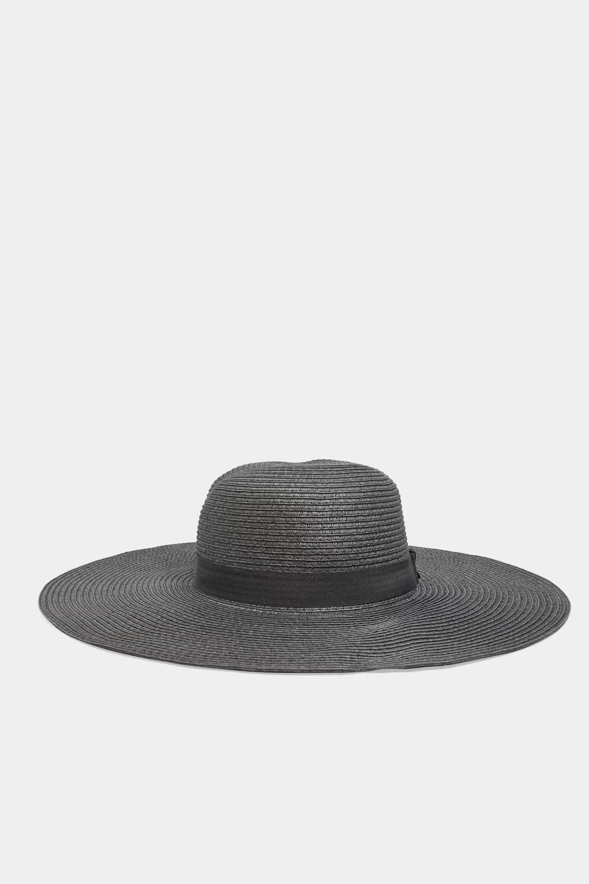 Women M&Co Hats>Yours Yours Black 'Blessed' Floppy Straw Hat