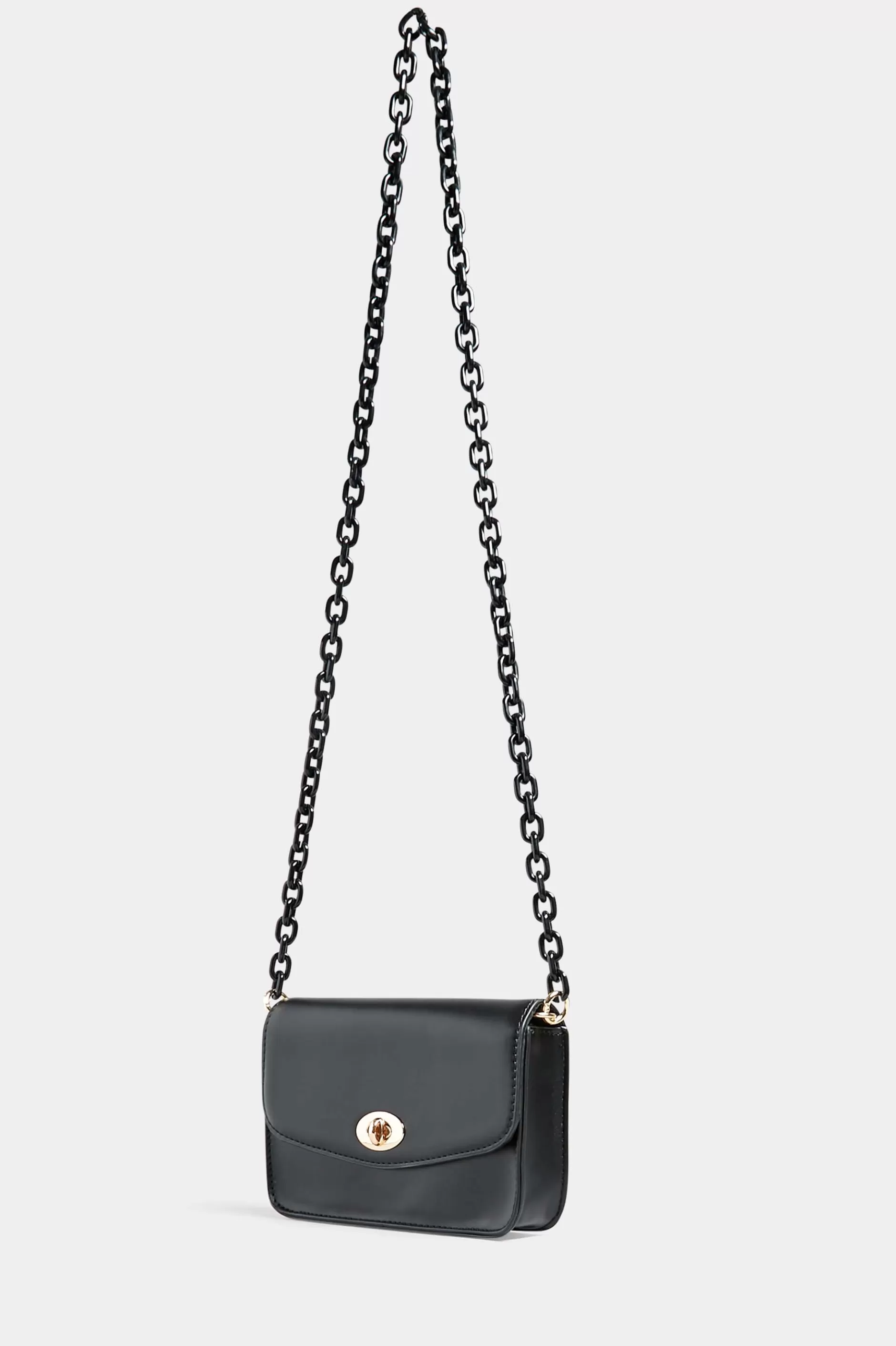 Women M&Co Bags>Yours Yours Black Chain Lock Detail Bag