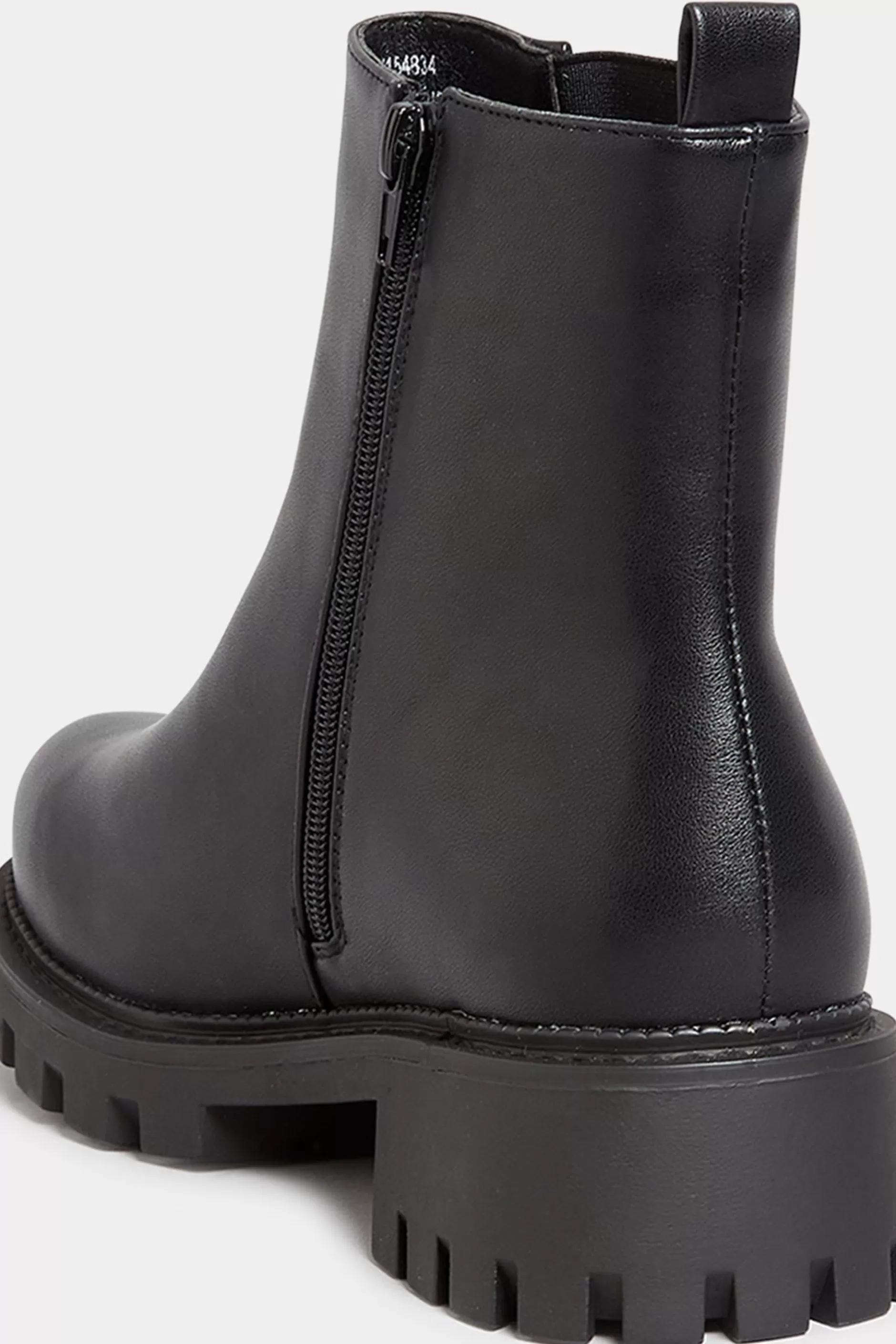 Women M&Co Boots>Yours Yours Black Chunky Chelsea Boots In Wide E Fit & Extra Wide Eee Fit