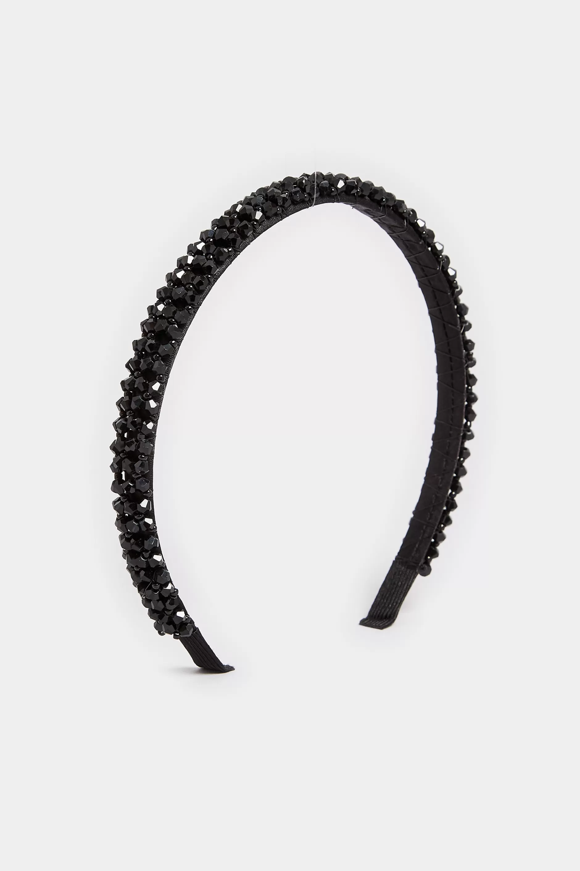 Women M&Co Hair Accessories>Yours Yours Black Crystal Beaded Headband