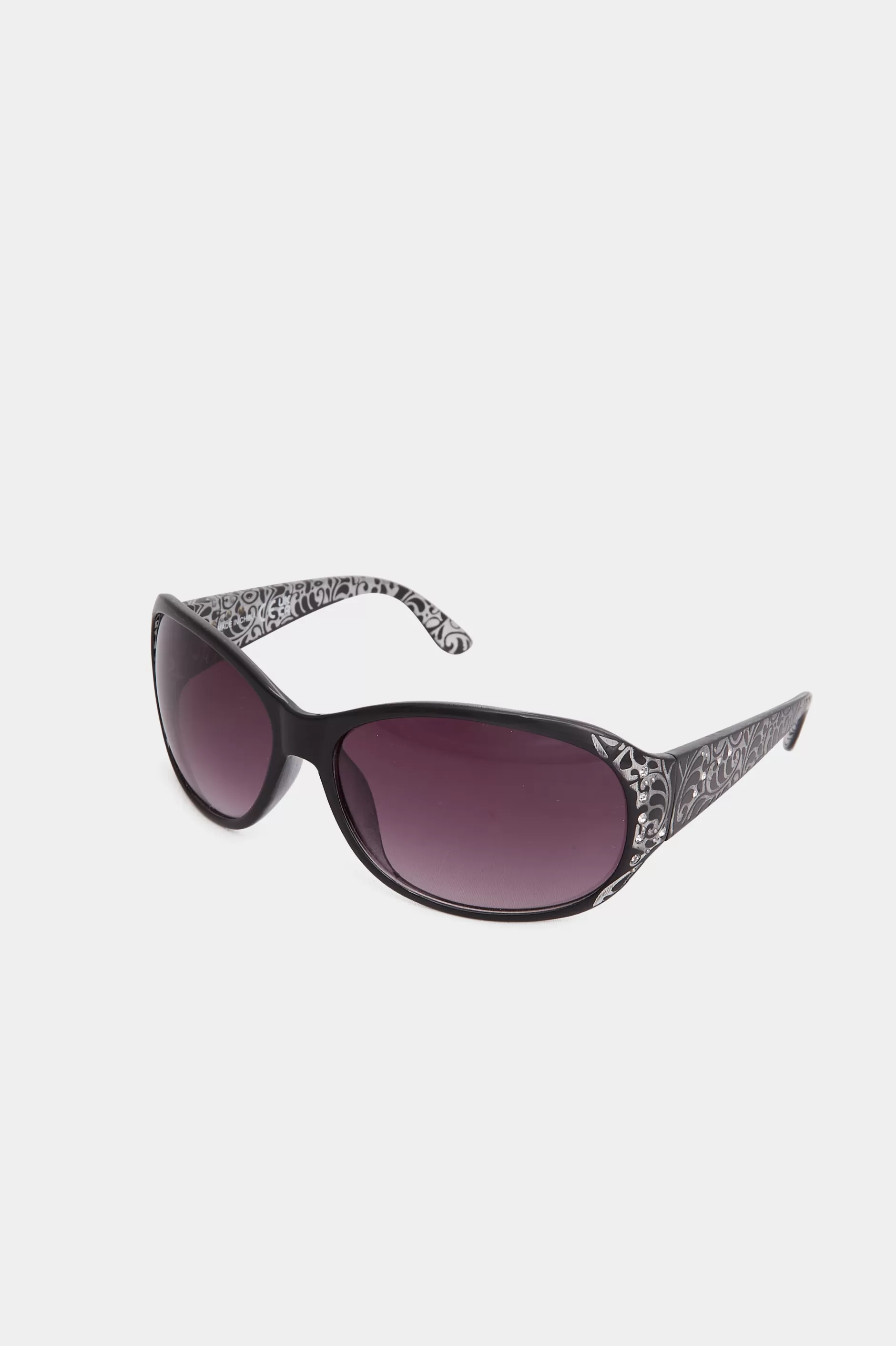 Women M&Co Sunglasses>Yours Yours Black Filigree Sunglasses