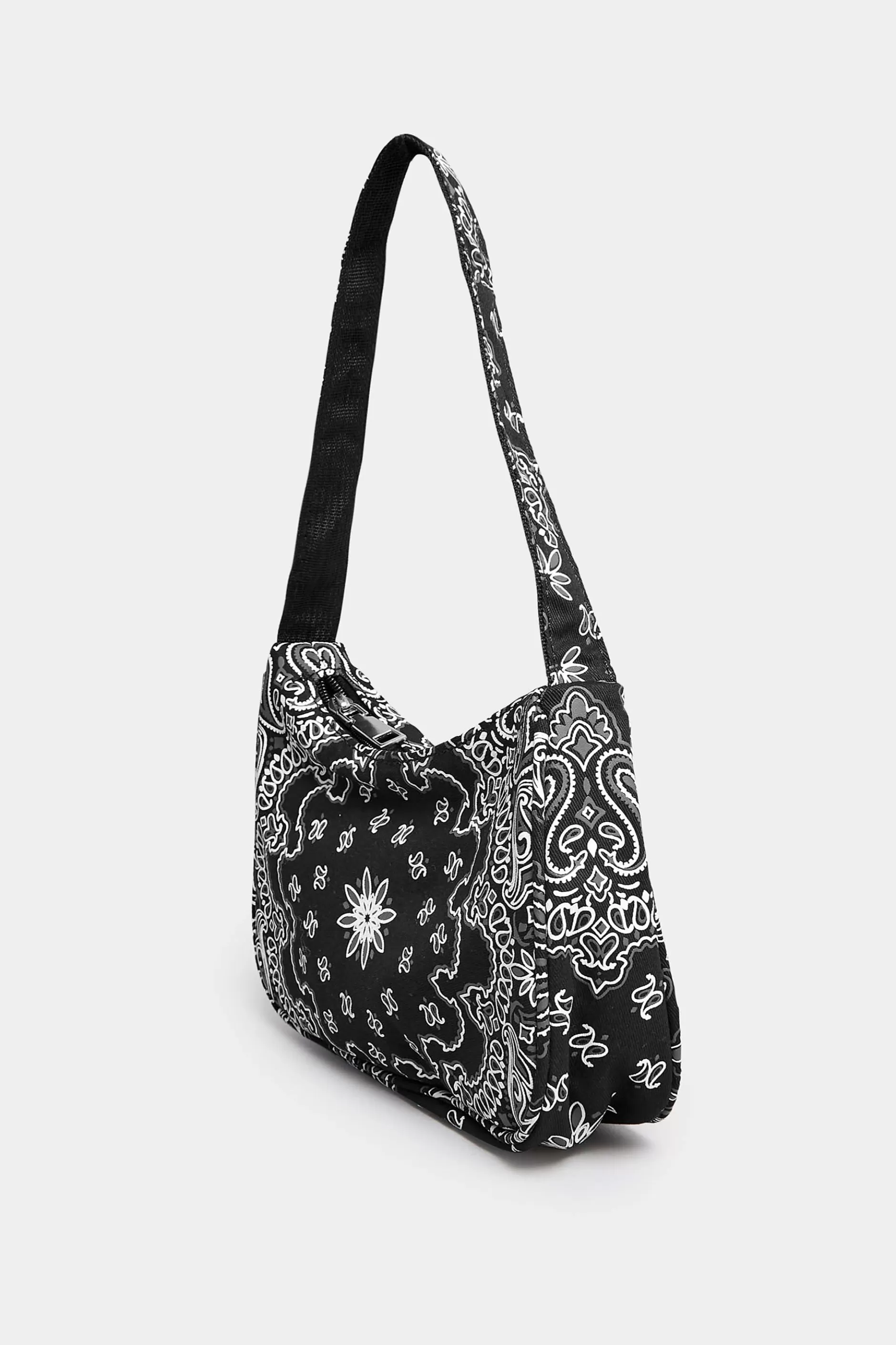 Women M&Co Bags>Yours Yours Black Paisley Print Shoulder Bag