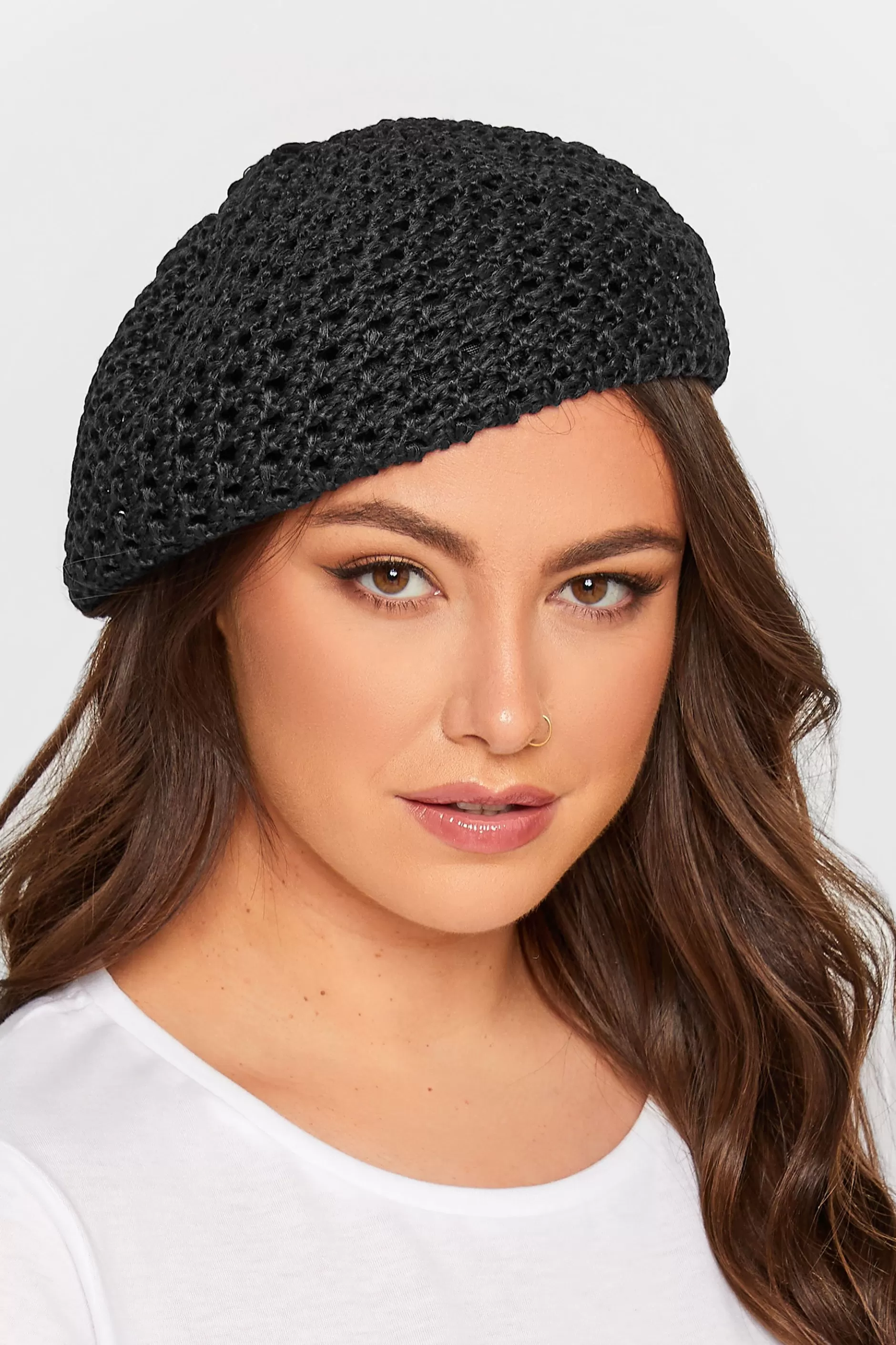 Women M&Co Hats>Yours Yours Black Straw Beret