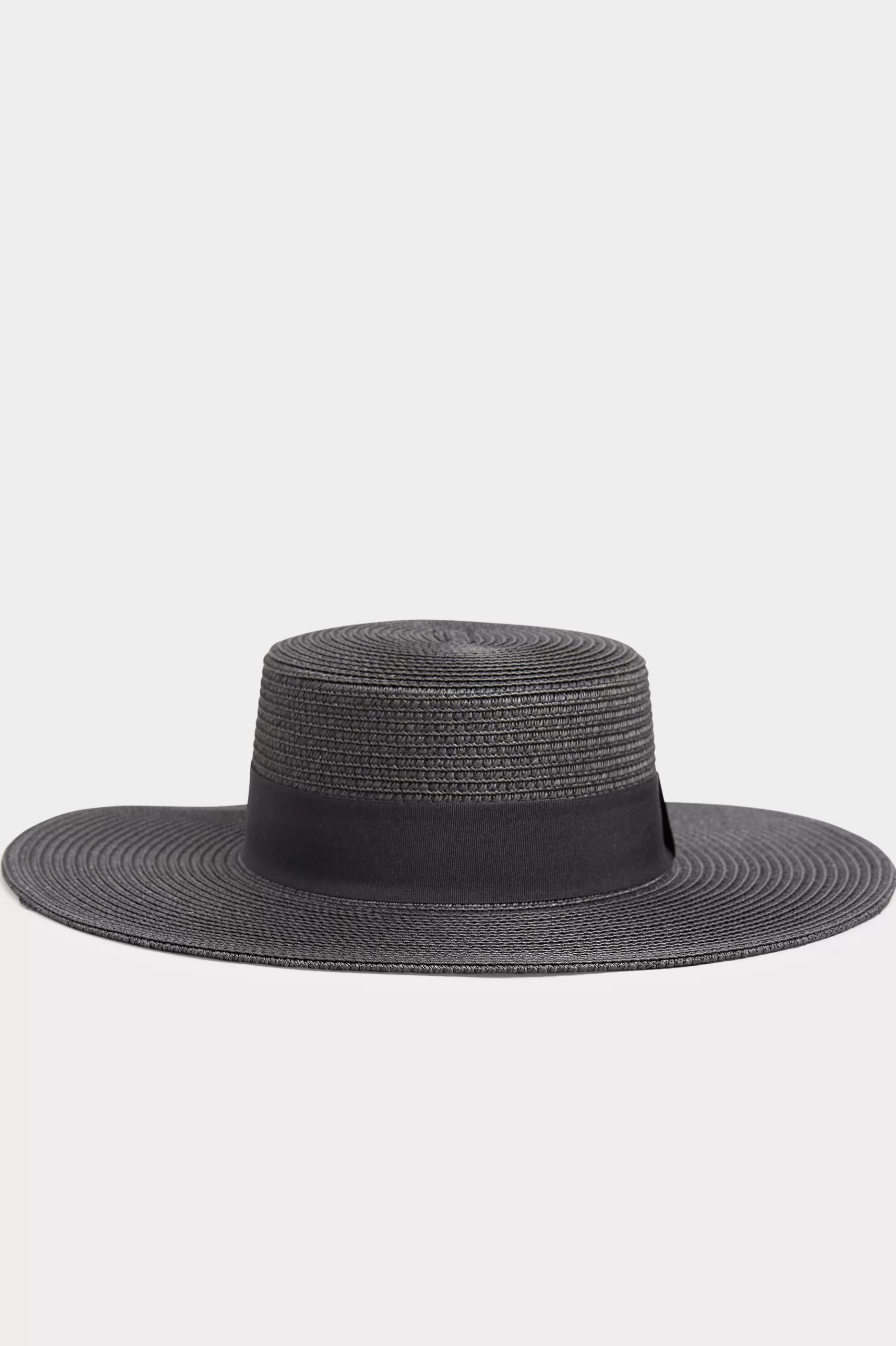 Women M&Co Hats>Yours Yours Black Straw Wide Brim Boater Hat