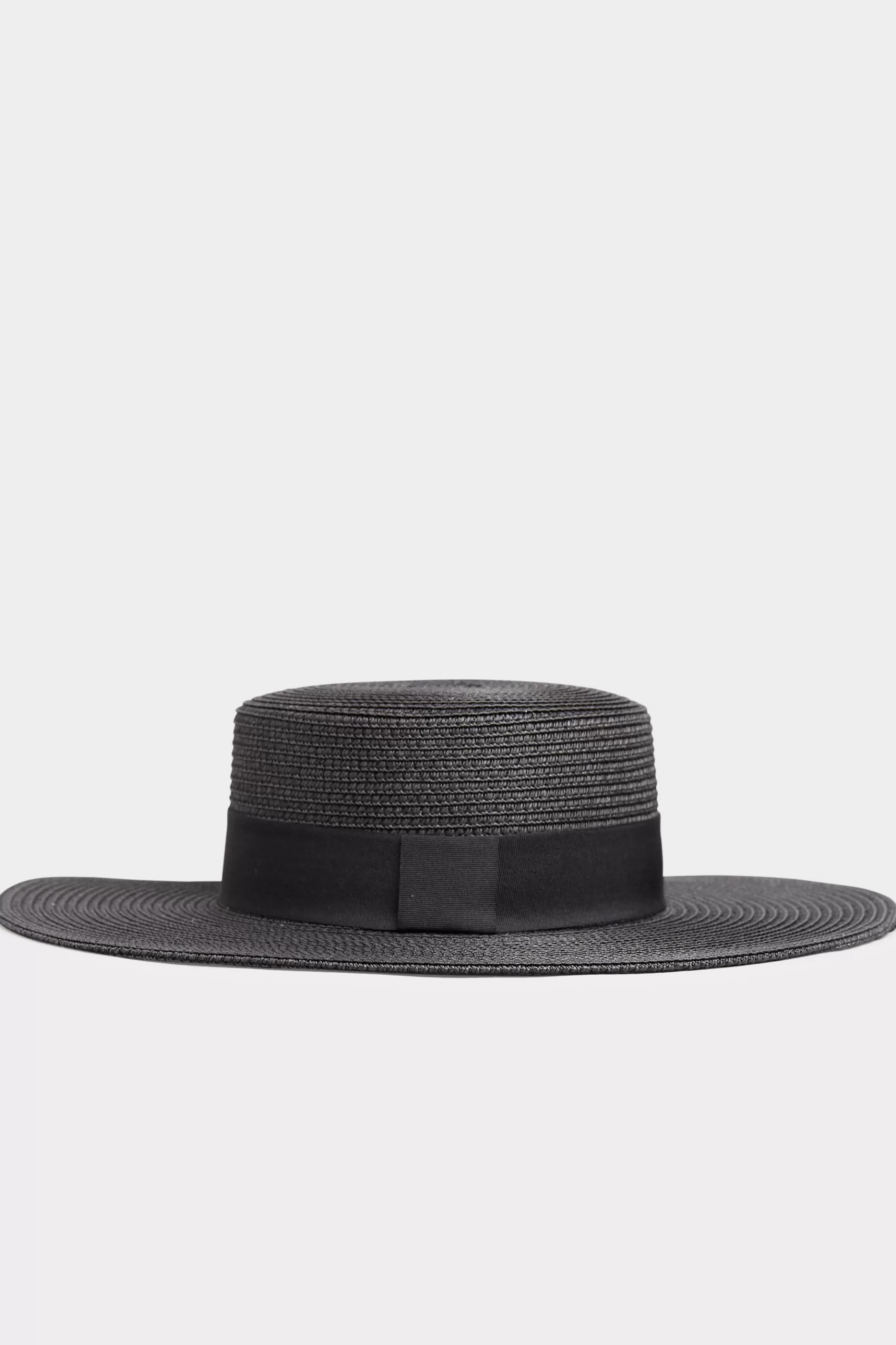 Women M&Co Hats>Yours Yours Black Straw Wide Brim Boater Hat