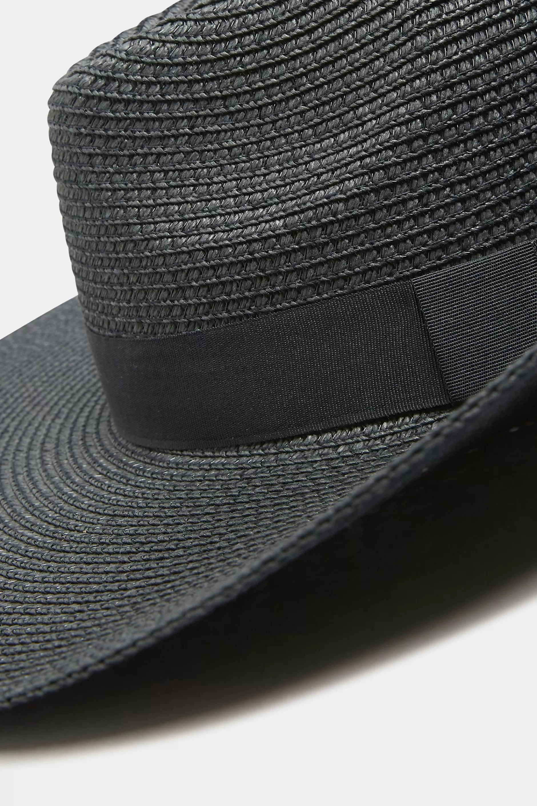 Women M&Co Hats>Yours Yours Black Wide Brim Straw Fedora Hat