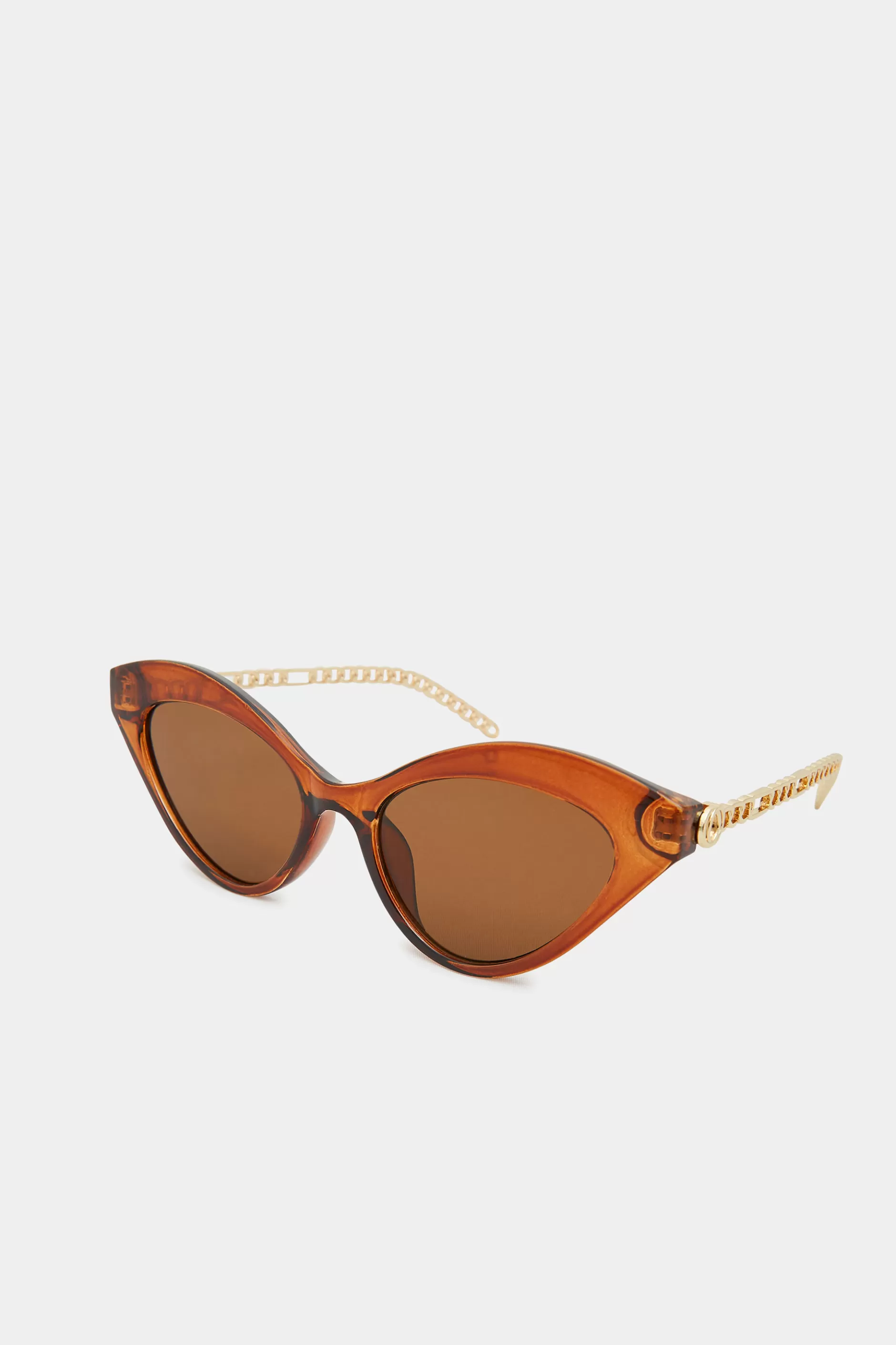 Women M&Co Sunglasses>Yours Yours Brown Cat Eye Sunglasses