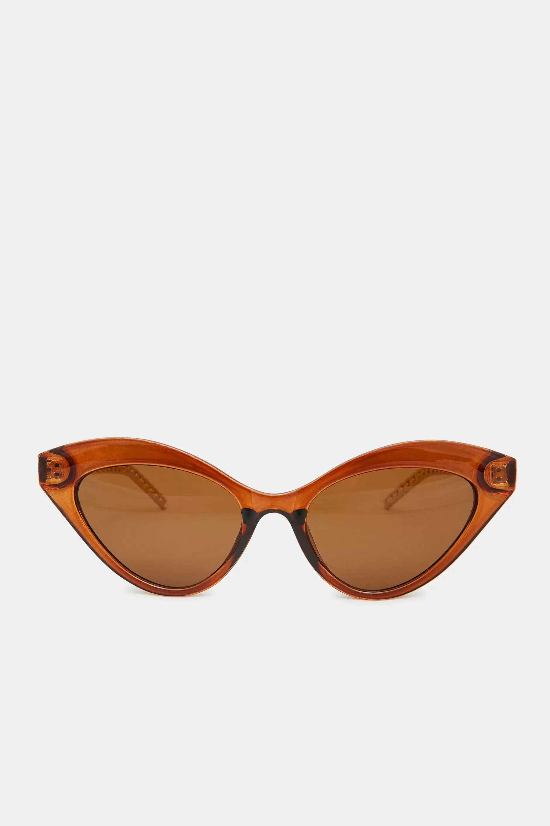 Women M&Co Sunglasses>Yours Yours Brown Cat Eye Sunglasses