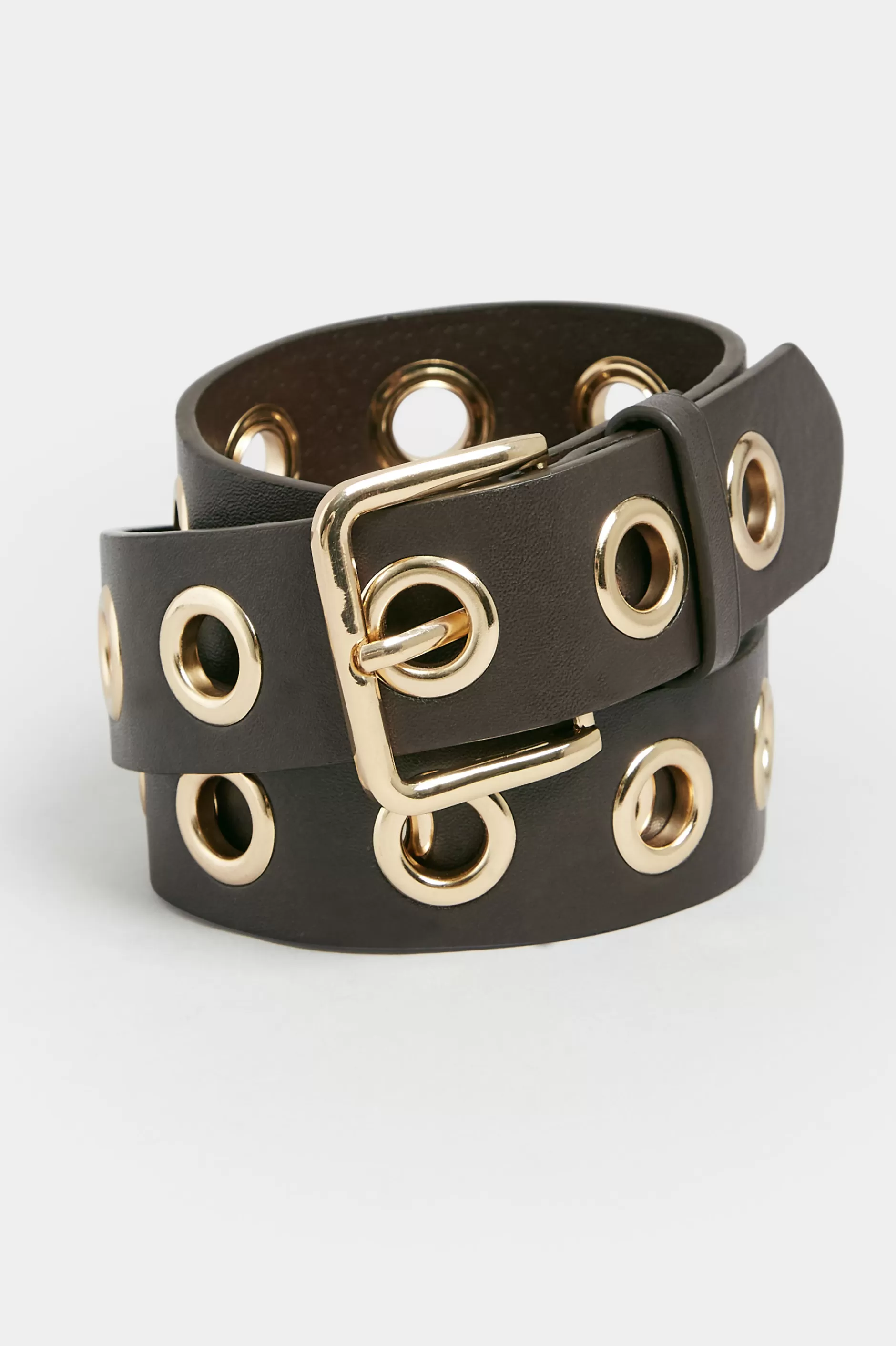 Women M&Co Belts>Yours Yours Brown Eyelet Detail Belt