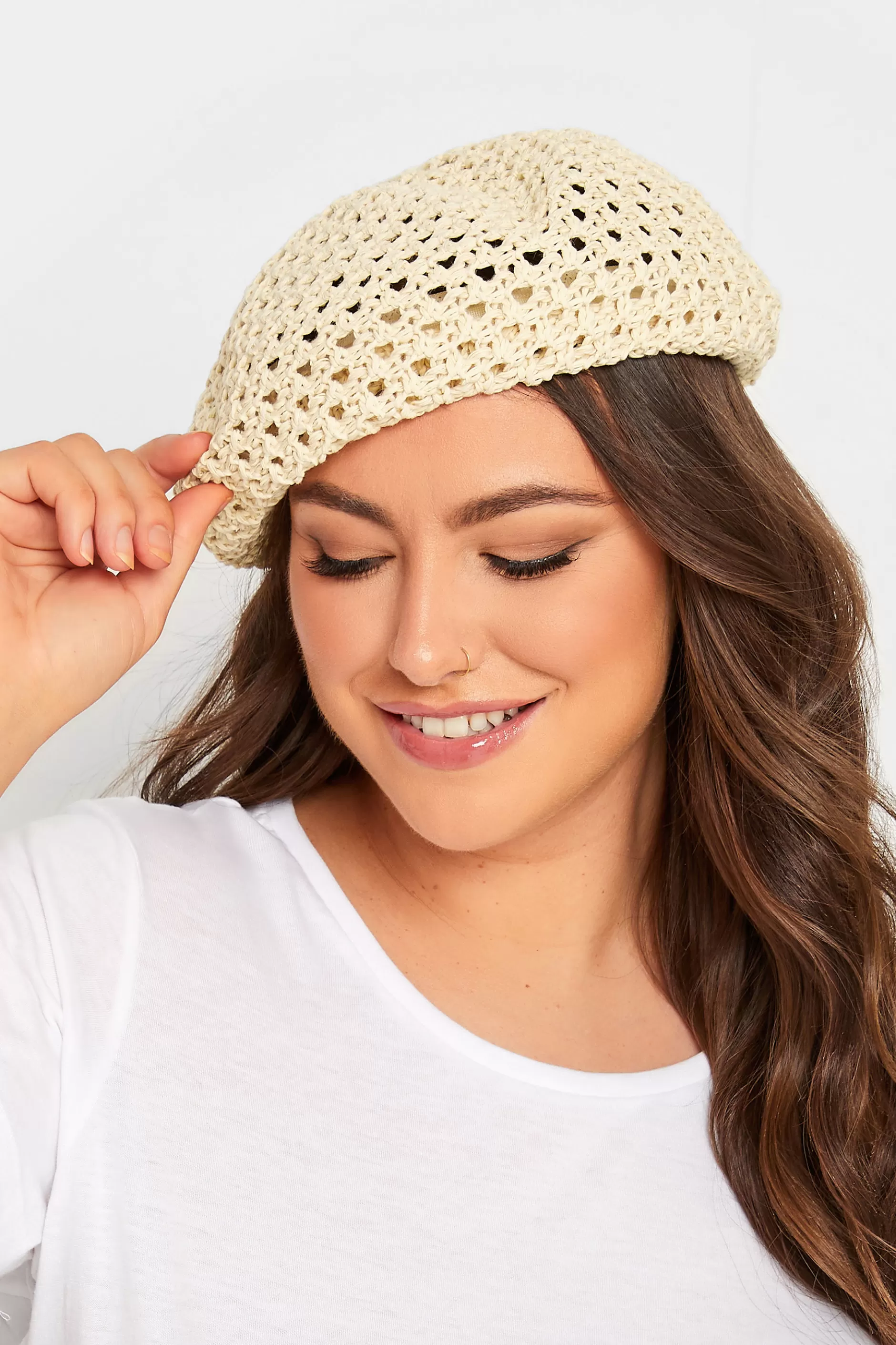 Women M&Co Hats>Yours Yours Cream Straw Beret