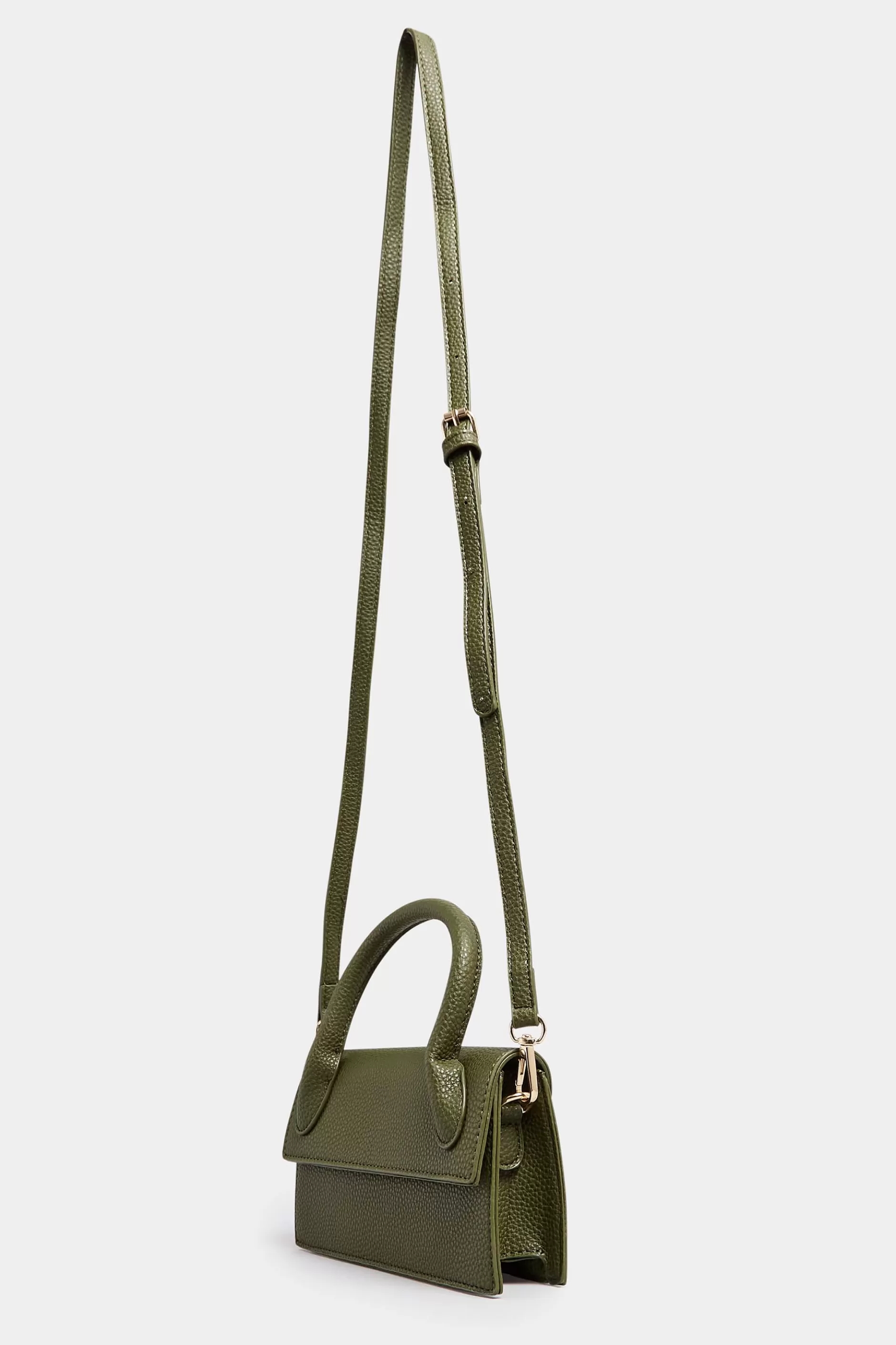 Women M&Co Bags>Yours Yours Dark Green Top Handle Crossbody Bag