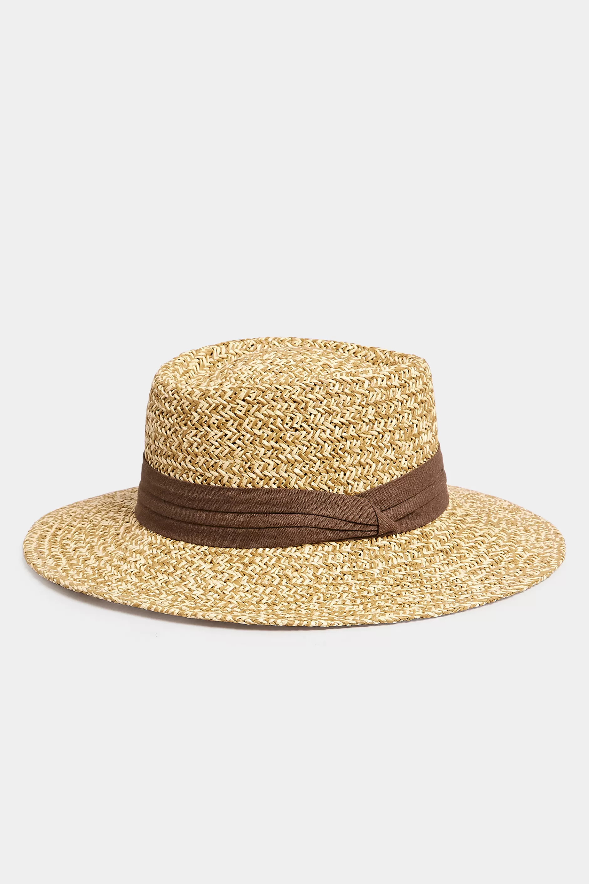 Women M&Co Hats>Yours Yours Natural Brown Straw Boater Hat