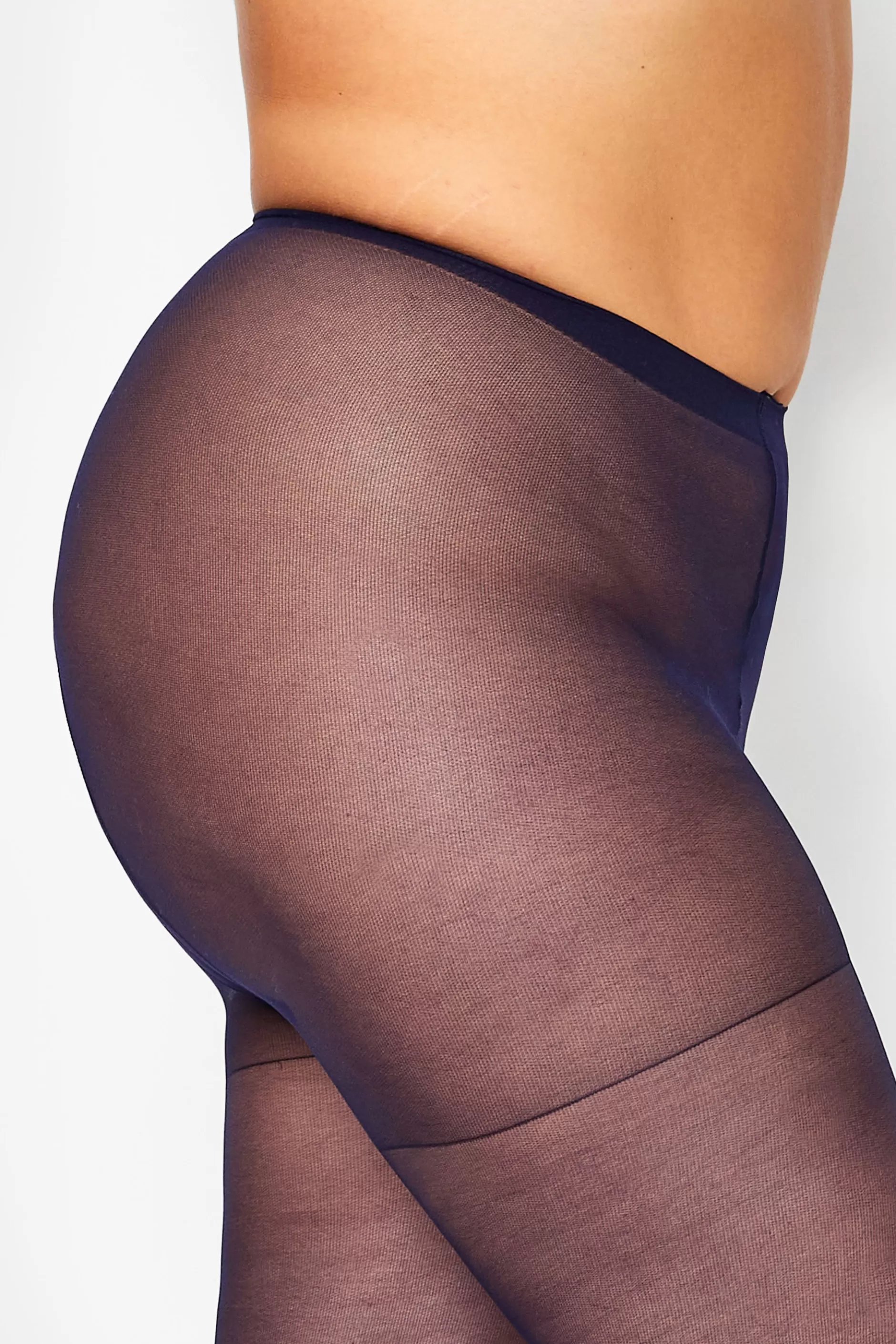 Women M&Co Tights>Yours Yours Navy Blue 15 Denier Ladder Resist Tights