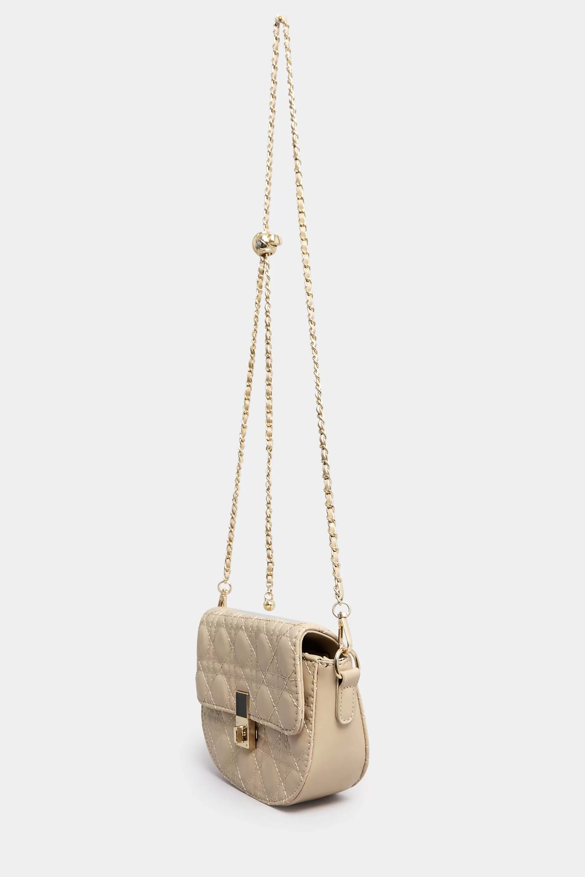 Women M&Co Bags>Yours Yours Nude Quilted Chain Shoulder Bag