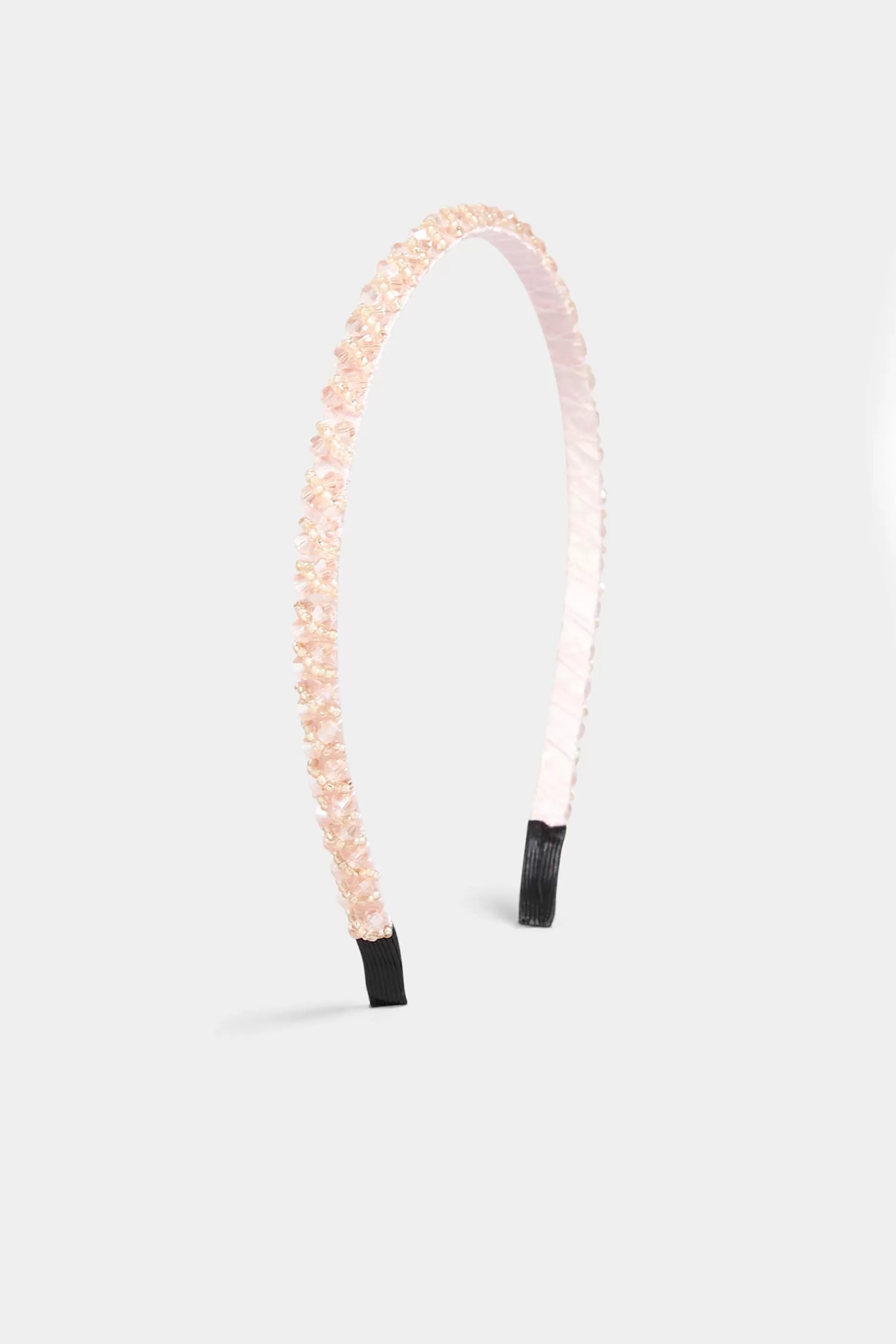 Women M&Co Hair Accessories>Yours Yours Pink Beaded Thin Headband