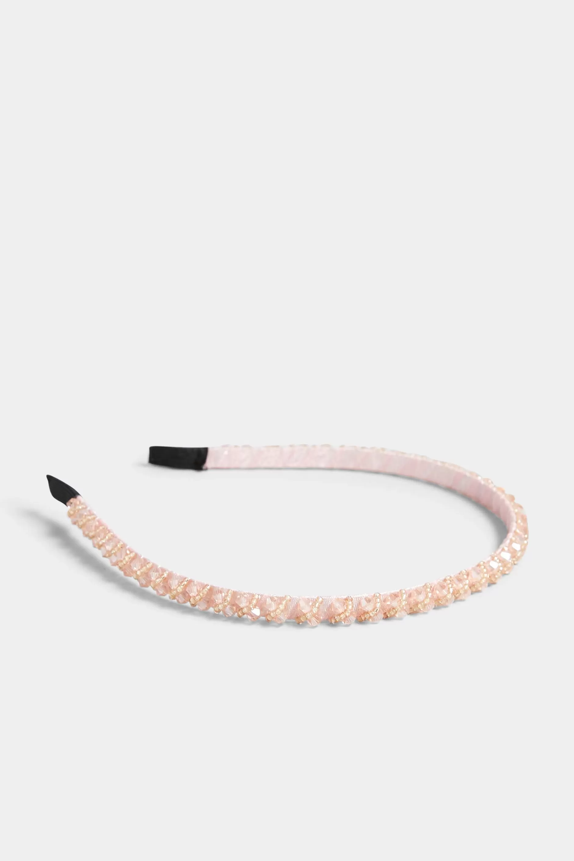 Women M&Co Hair Accessories>Yours Yours Pink Beaded Thin Headband