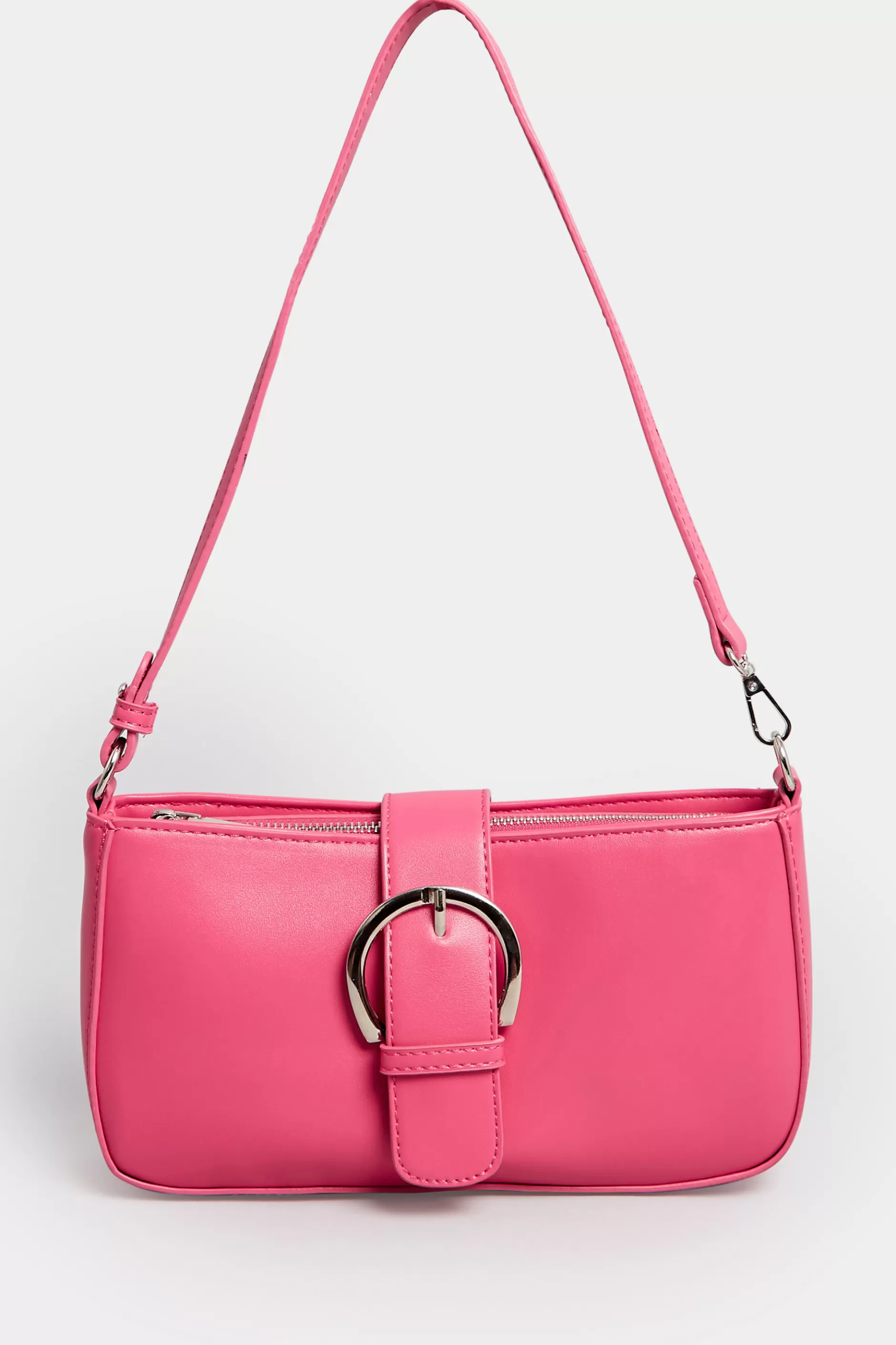 Women M&Co Bags>Yours Yours Pink Buckle Front Shoulder Bag