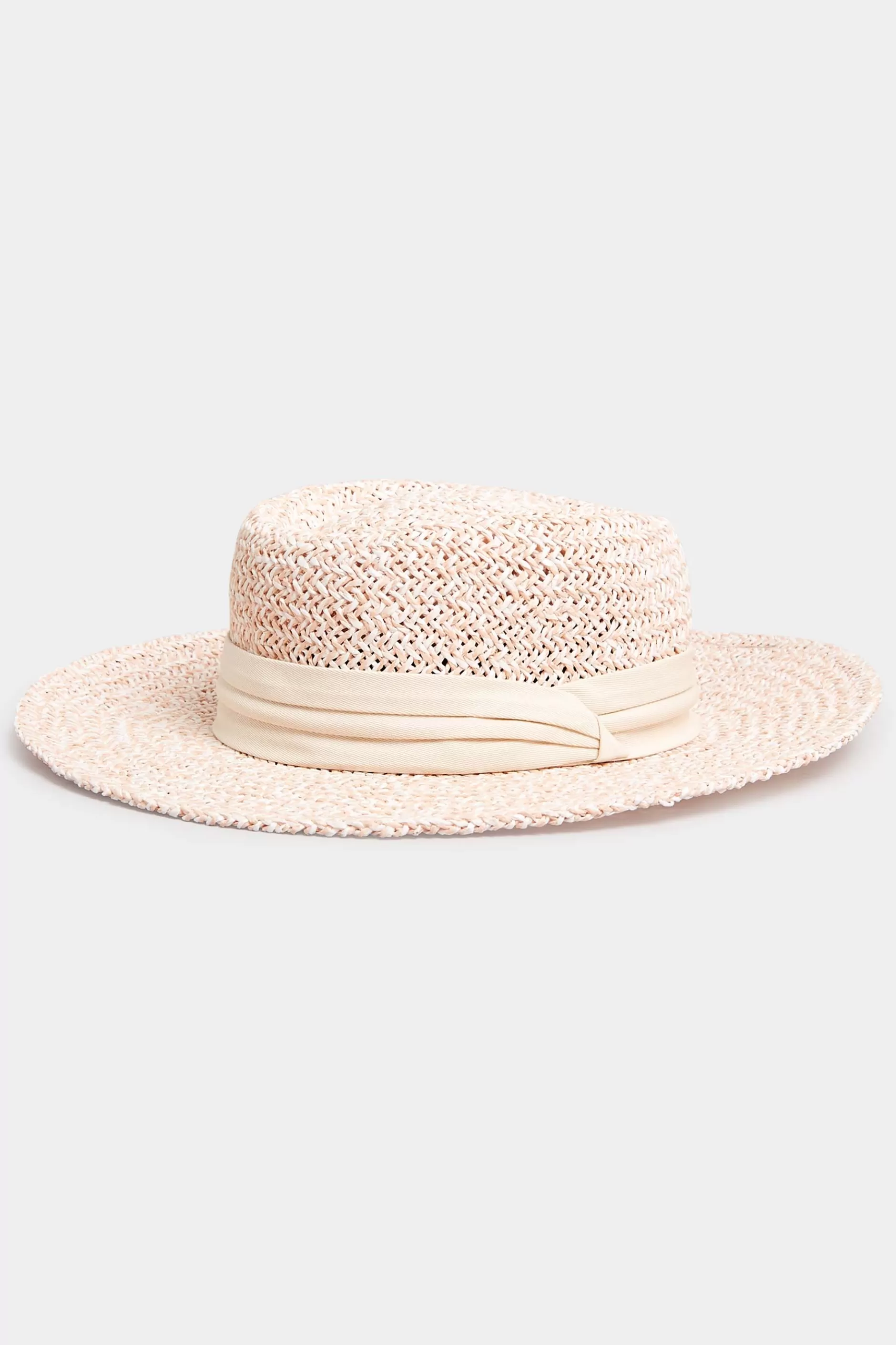 Women M&Co Hats>Yours Yours Pink Straw Boater Hat