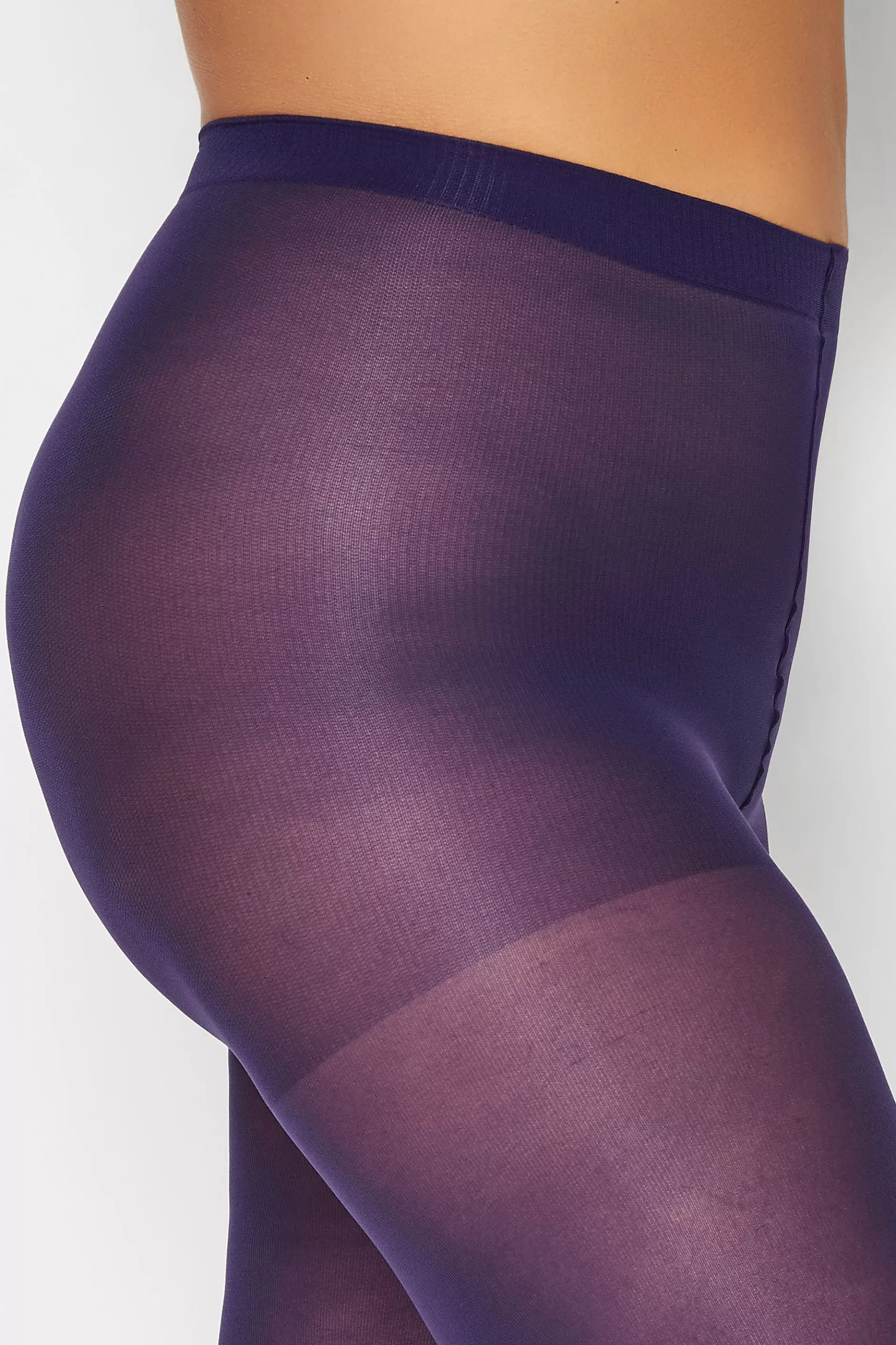 Women M&Co Tights>Yours Yours Purple 50 Denier Microfibre Premium Tights