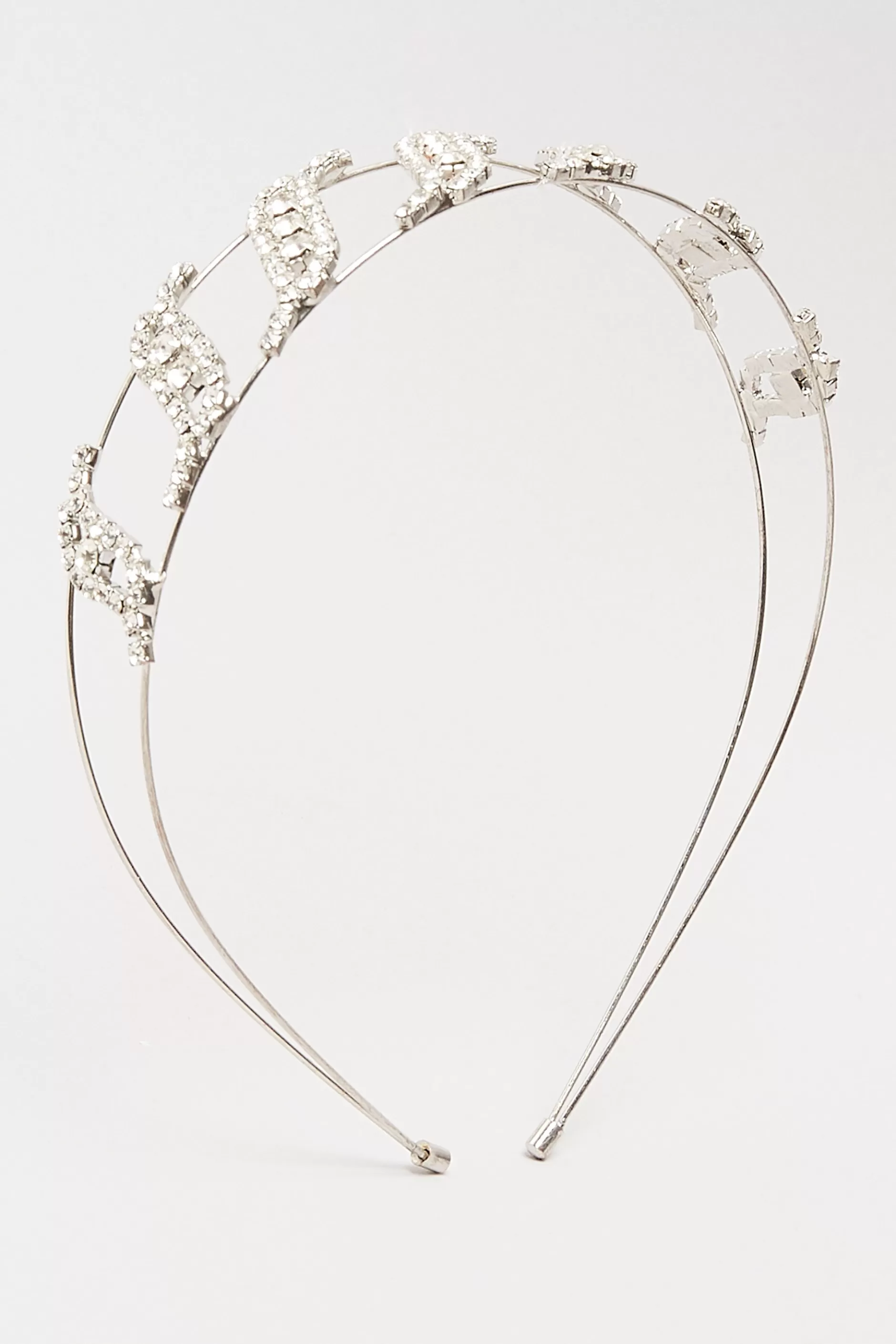 Women M&Co Hair Accessories>Yours Yours Silver Diamante Swirl Headband