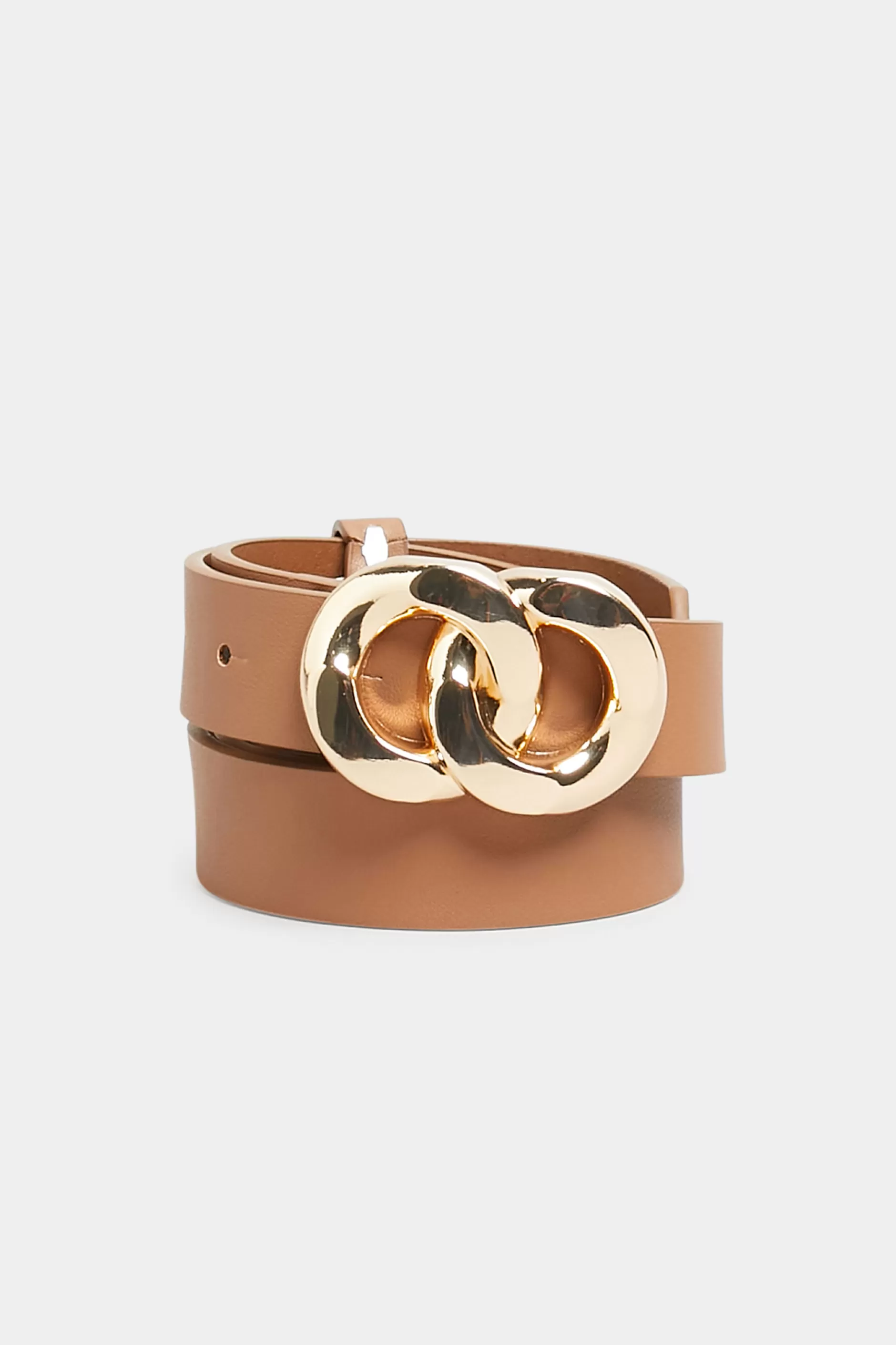 Women M&Co Belts>Yours Yours Tan Brown Double Ring Buckle Belt