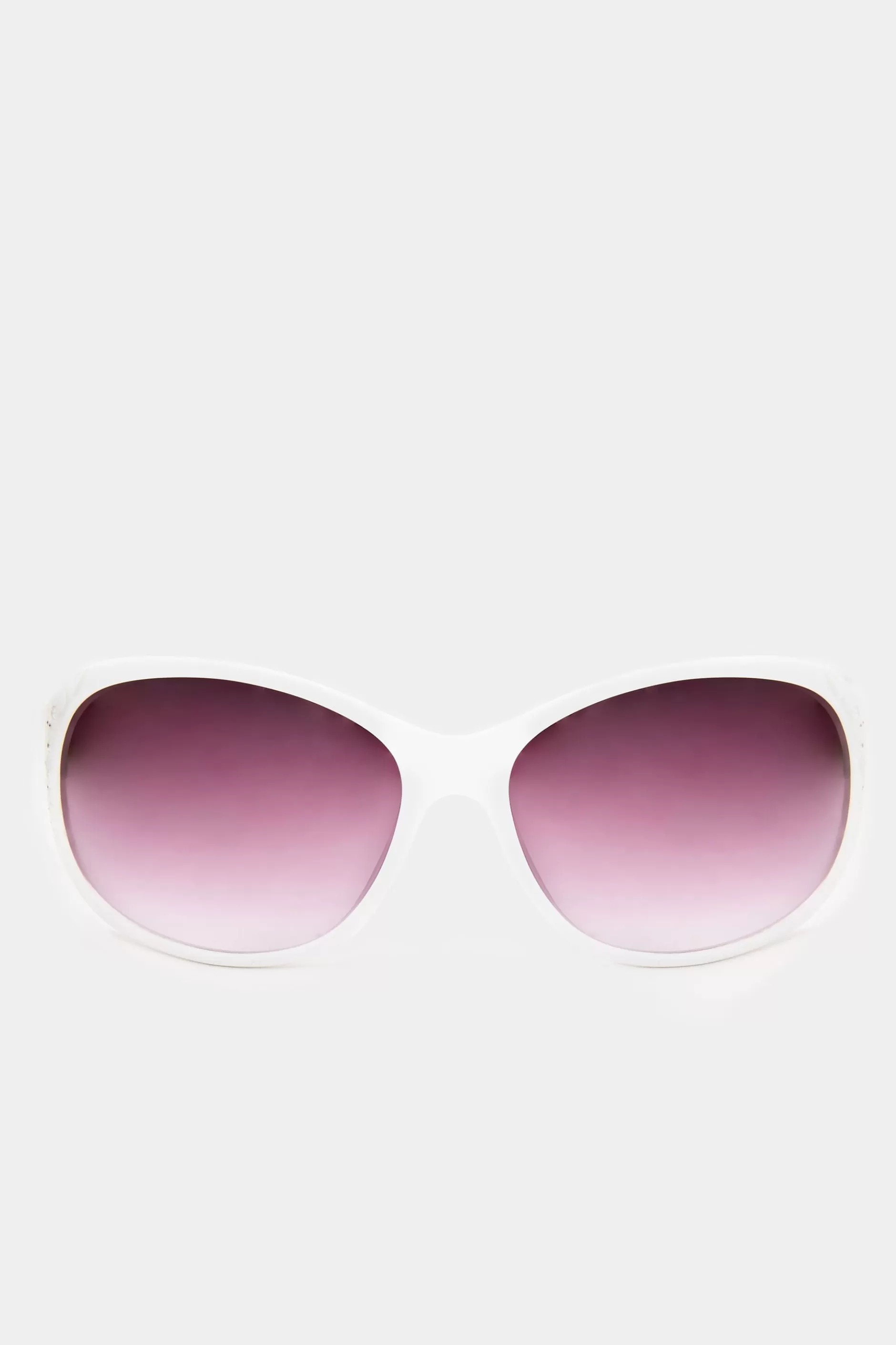 Women M&Co Sunglasses>Yours Yours White Filigree Sunglasses